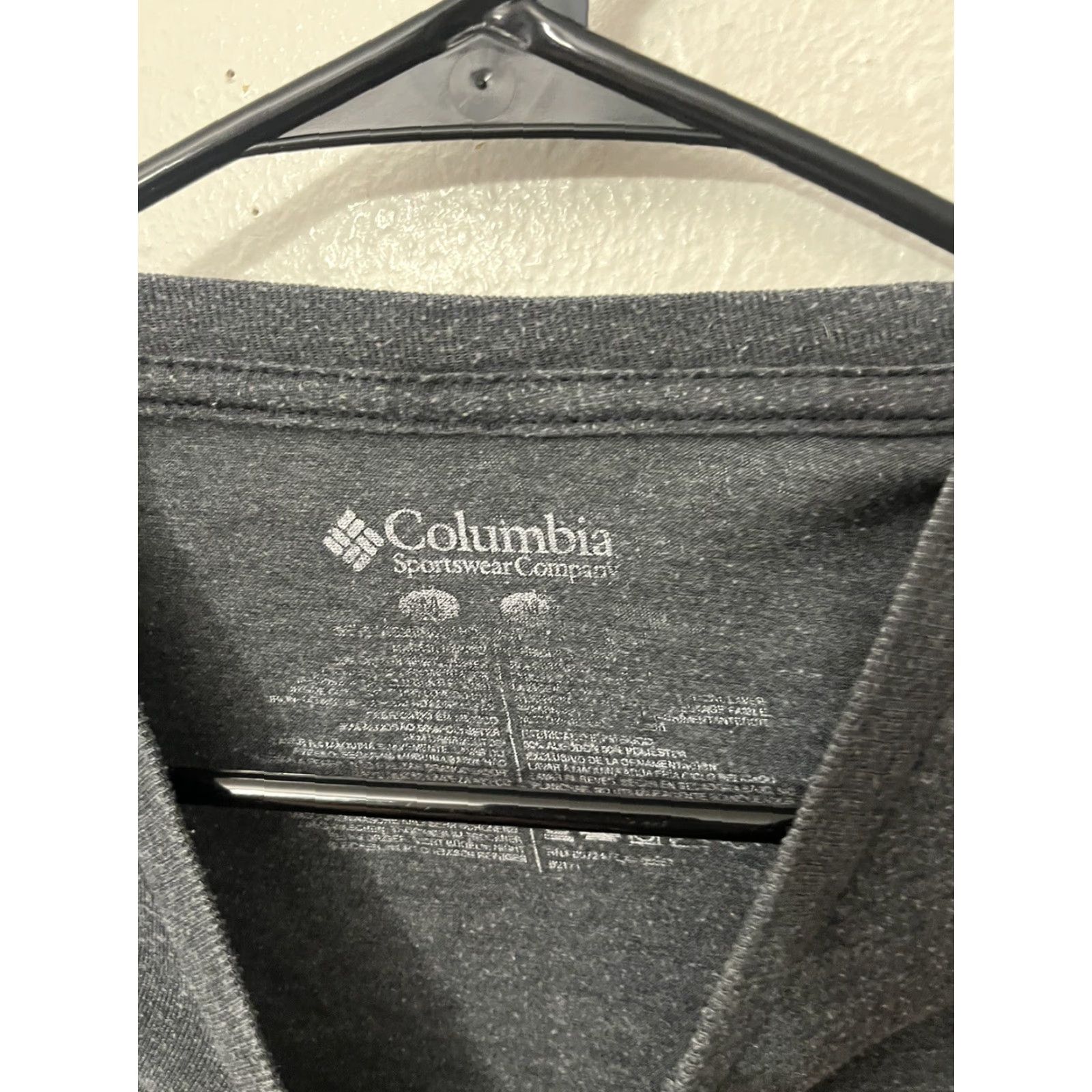Vintage VINTAGE Columbia Shirt Mens Medium Gray Logo Cotton Short Sleeve Size US M / EU 48-50 / 2 - 3 Thumbnail