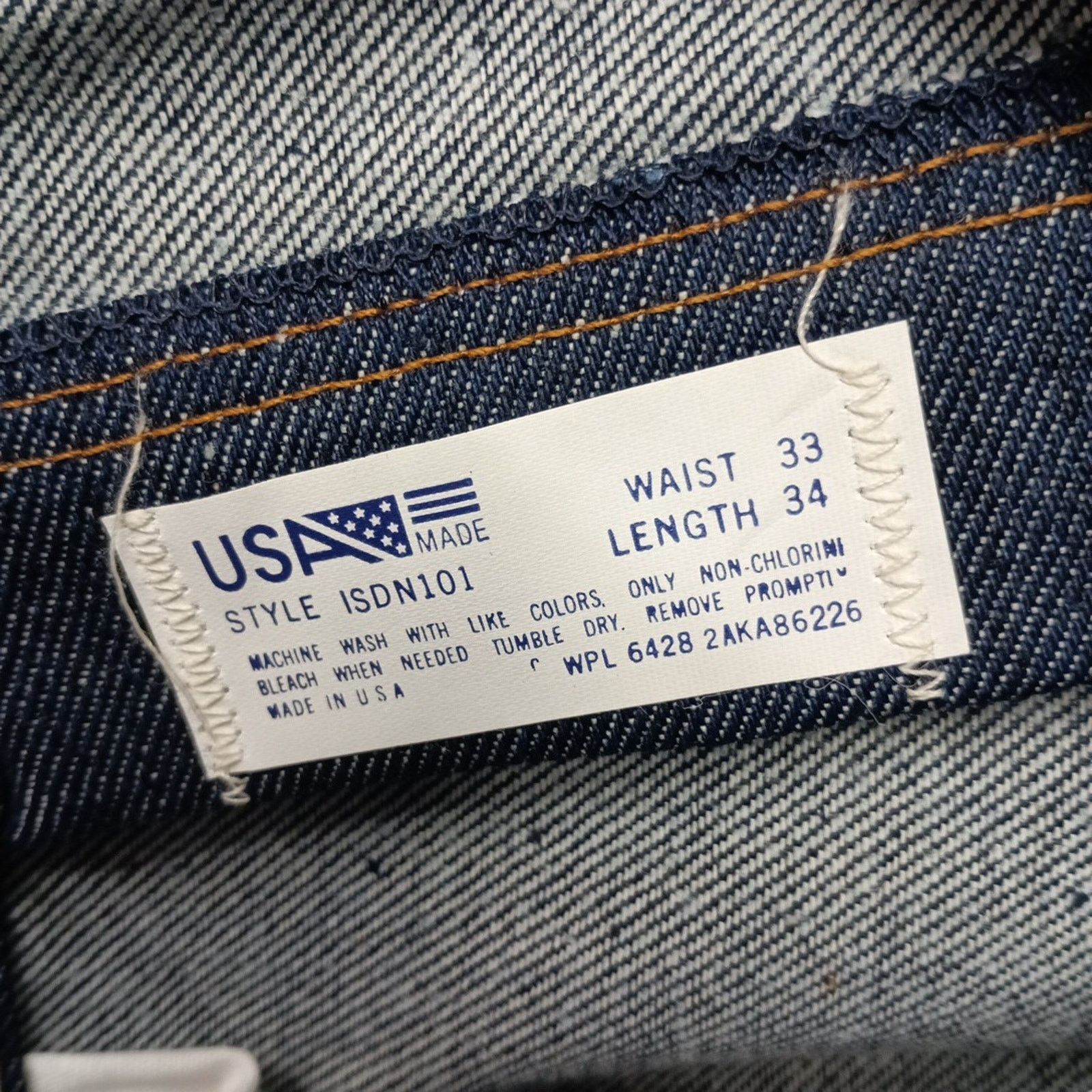 Other Vintage Mister Joe Jeans Men's Size 33x34 Blue Straight Leg Size US 33 - 6 Thumbnail
