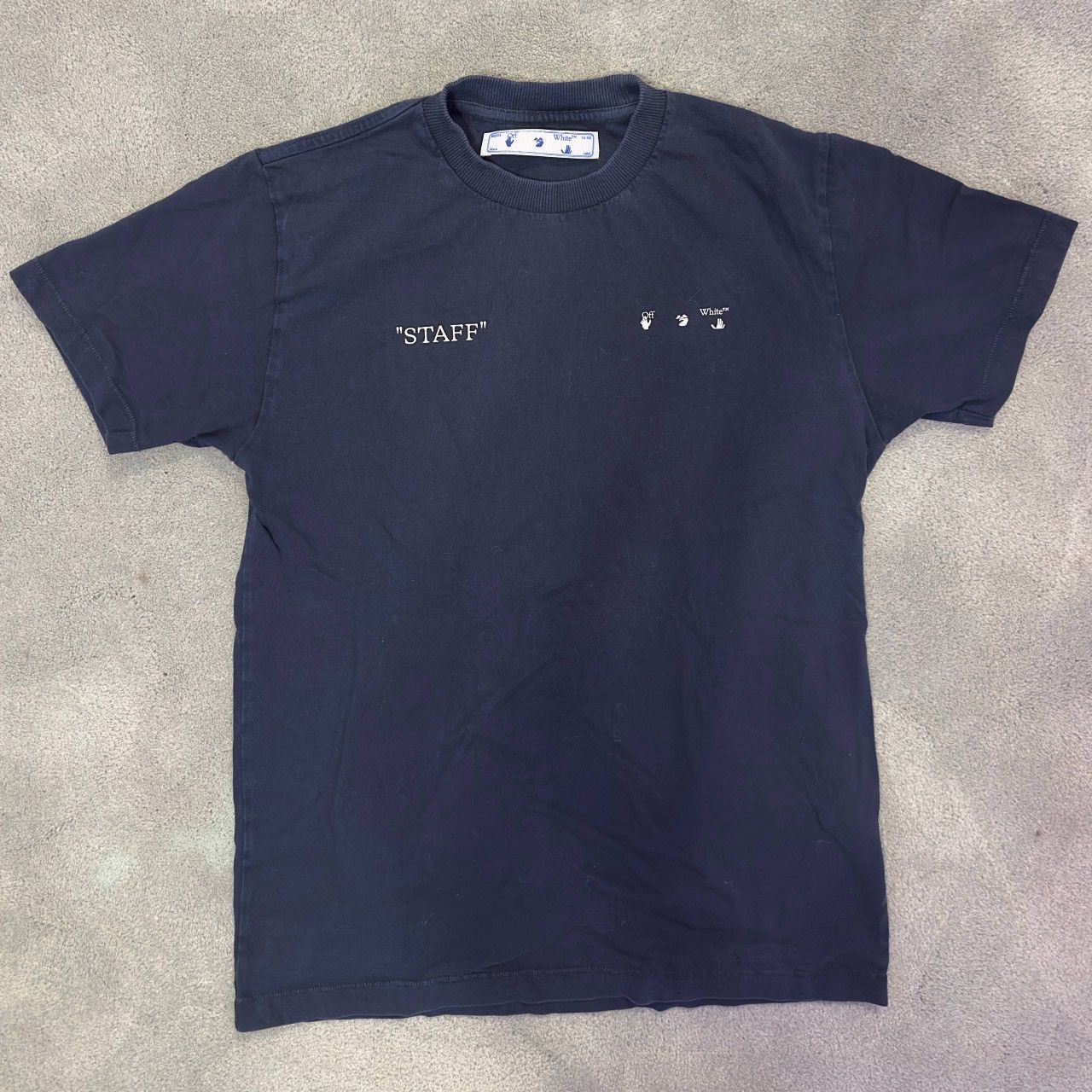 Off-White Off-White Staff Tee (Men's Small) Size US S / EU 44-46 / 1 - 1 Thumbnail