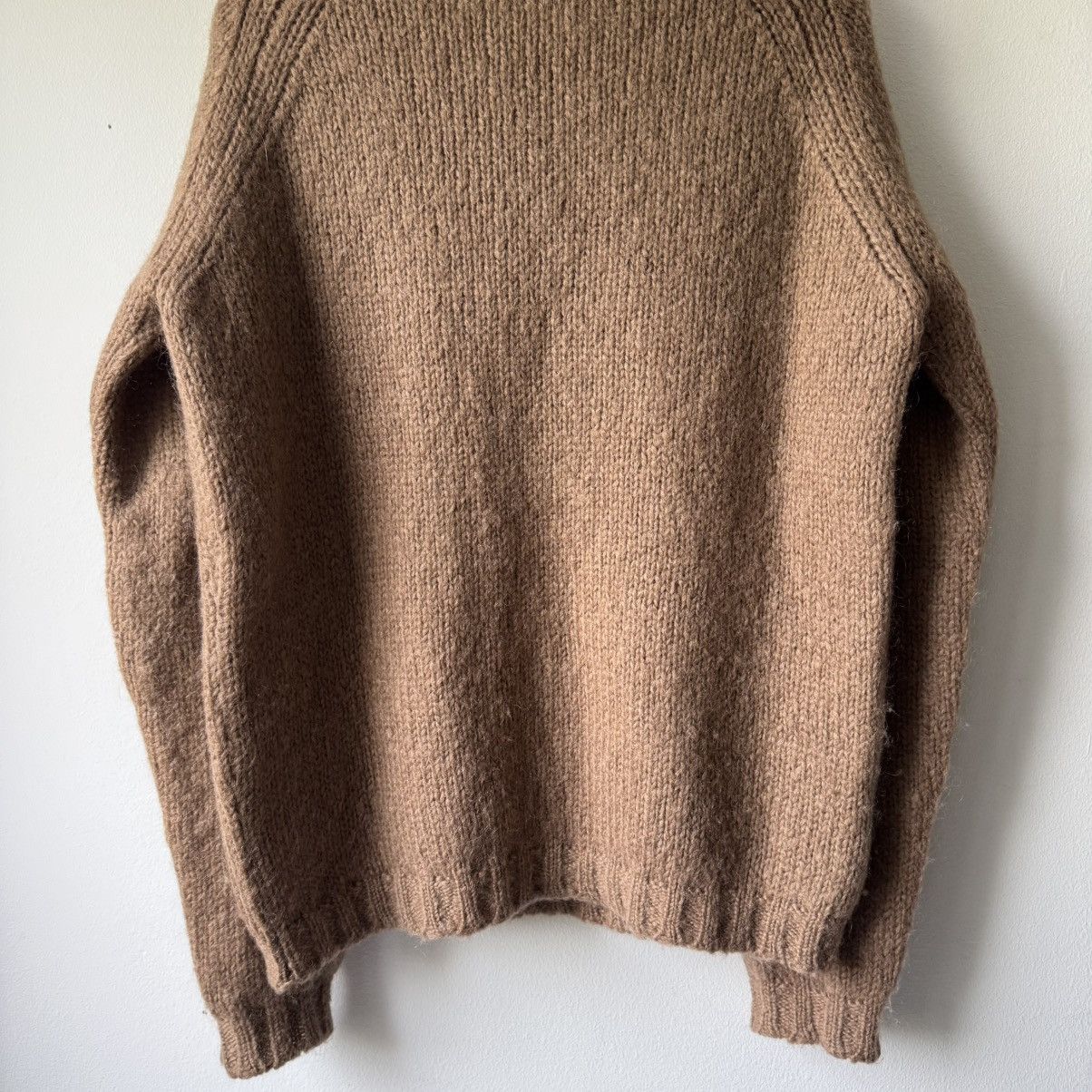 Prada Prada 2000's Brown Mohair/Wool Heavy Knit Pullover Sweater Size US M / EU 48-50 / 2 - 6 Thumbnail