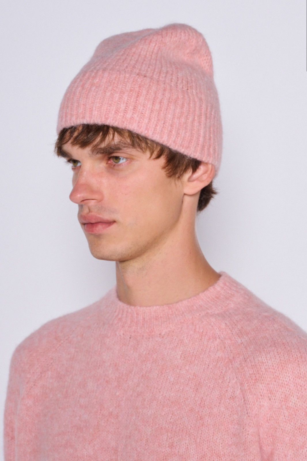 Dries Van Noten Last Item Dries Van Noten Pink Knitted Woolen Hat Size ONE SIZE - 1 Thumbnail