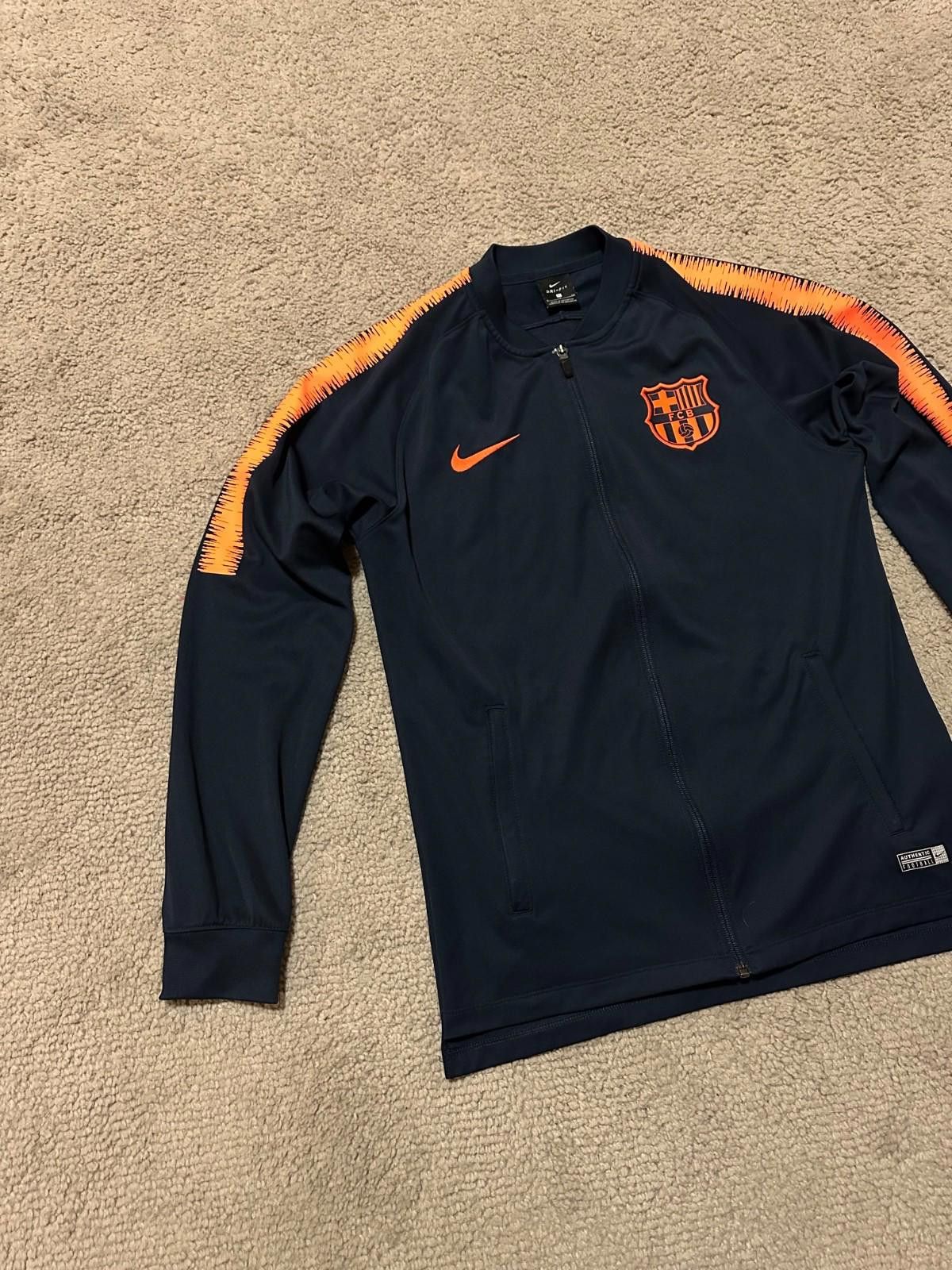 Nike FC Barcelona Football Soccer Training Track Zip Jacket Nike Size US S / EU 44-46 / 1 - 2 Thumbnail