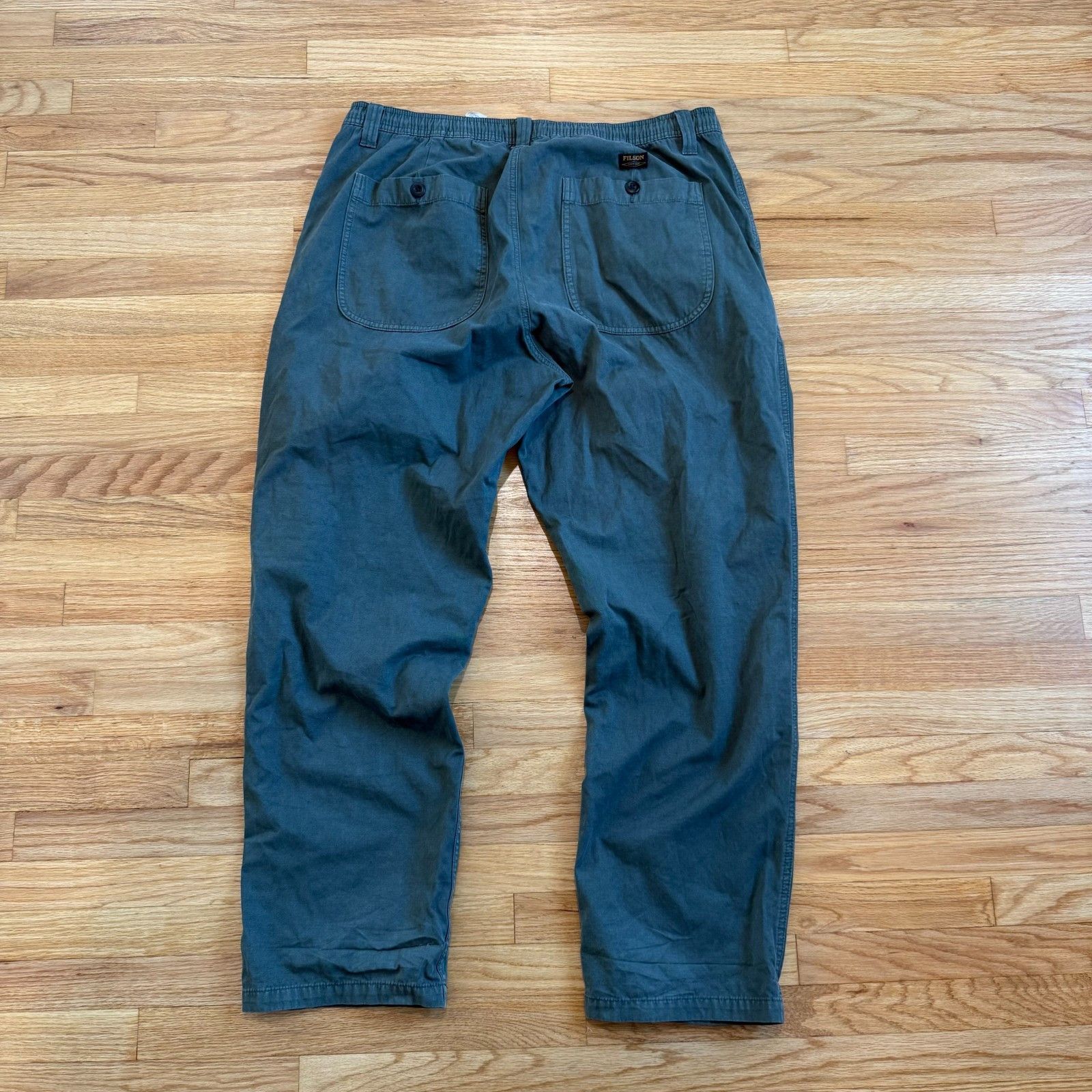 Filson Filson Oakville Canvas Drawstring Pants in Grey Oliv Size US 36 / EU 52 - 3 Thumbnail