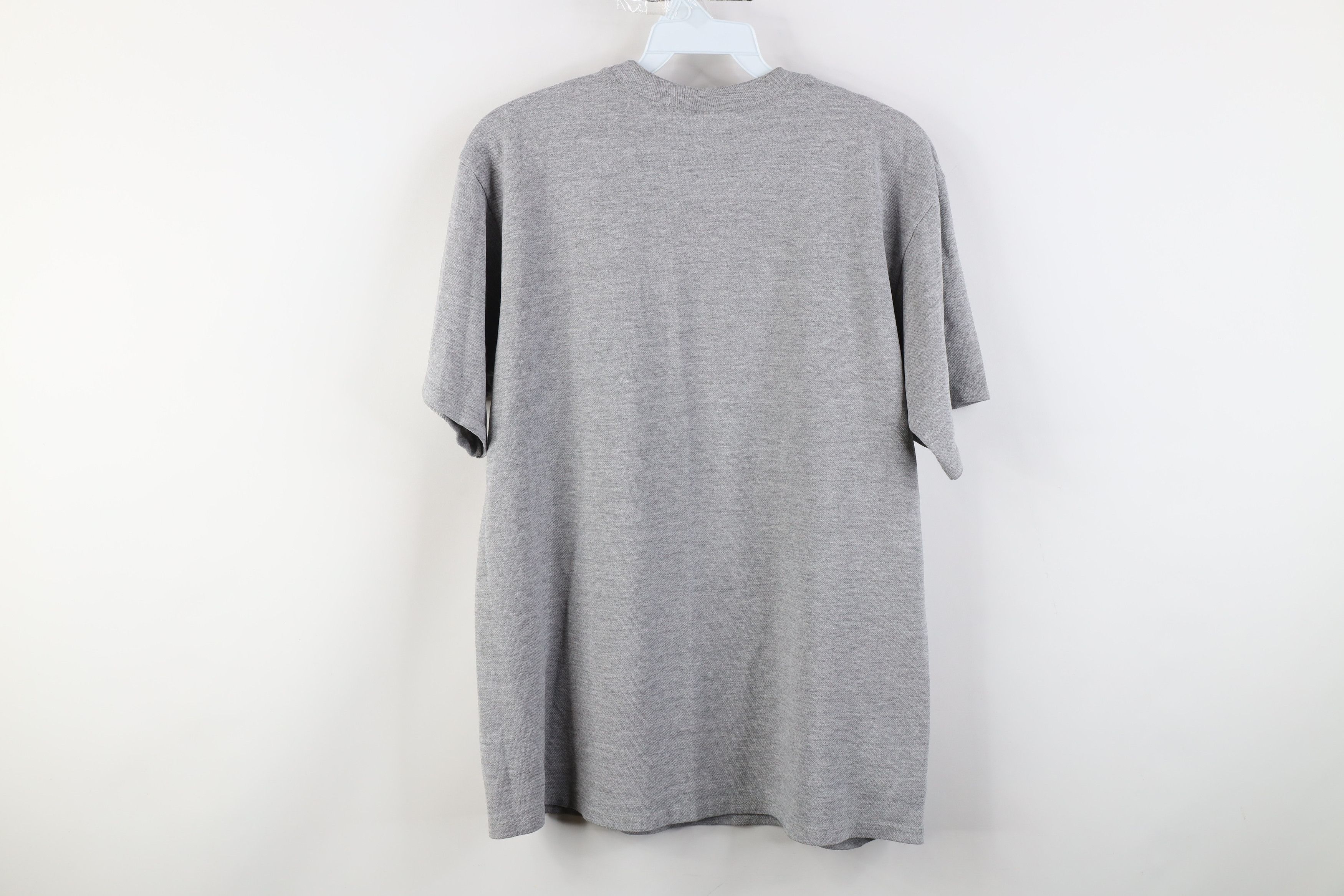 Vintage Vintage 90s Block M University of Michigan Knit T-Shirt USA Size US M / EU 48-50 / 2 - 10 Thumbnail