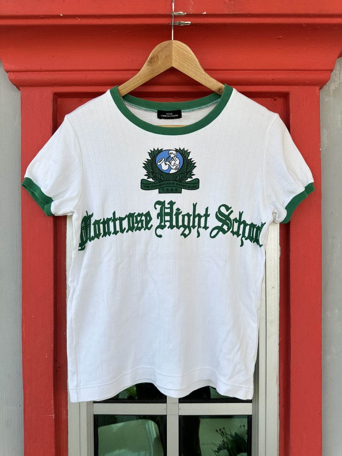 Vintage AD2004 Tricot CDG The Stoneheaven Brass Band Tee