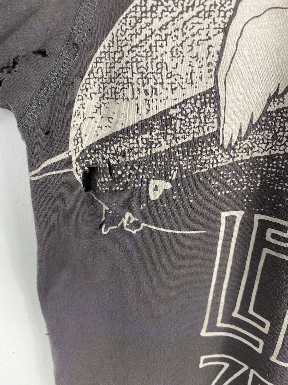 Uniqlo Distressed Uniqlo X Led Zeppelin Big Print T-Shirt Size US M / EU 48-50 / 2 - 6 Thumbnail