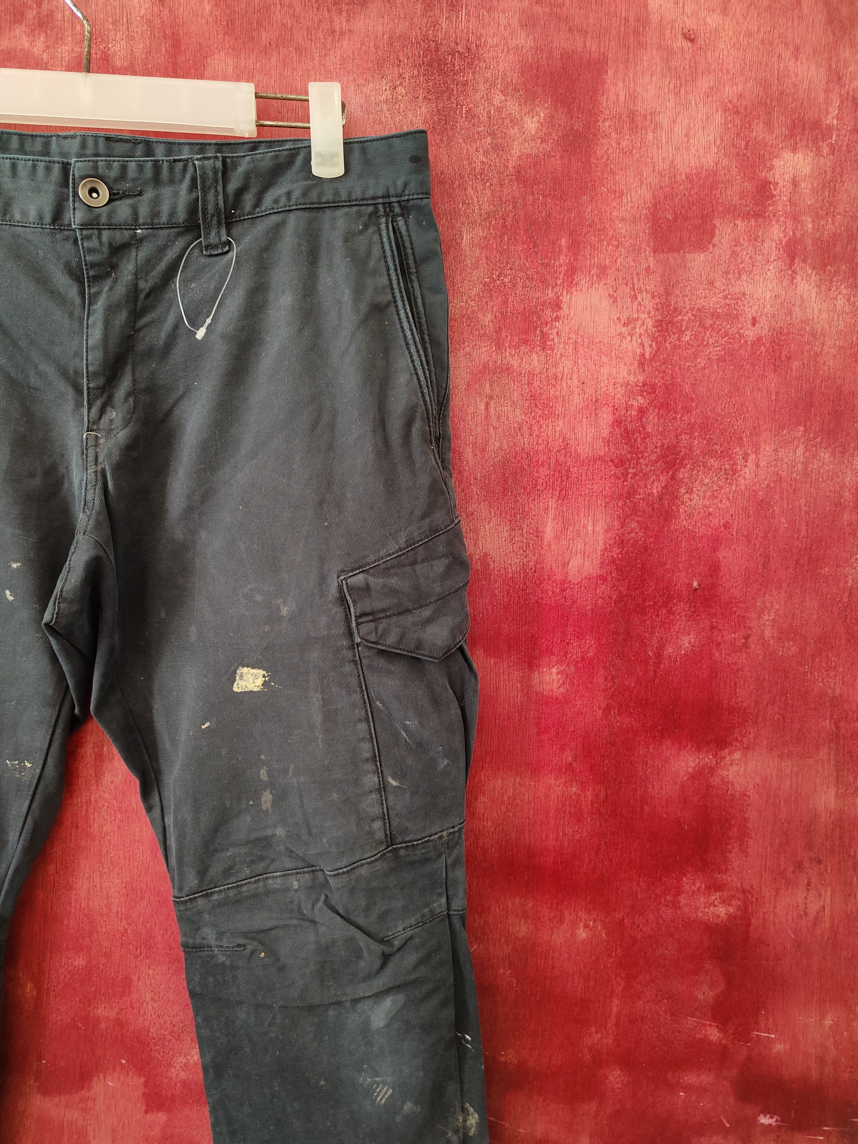 Japanese Brand BG Dark Blue Multipocket Tactical Cargo Pants #S2138 Size US 32 / EU 48 - 5 Thumbnail