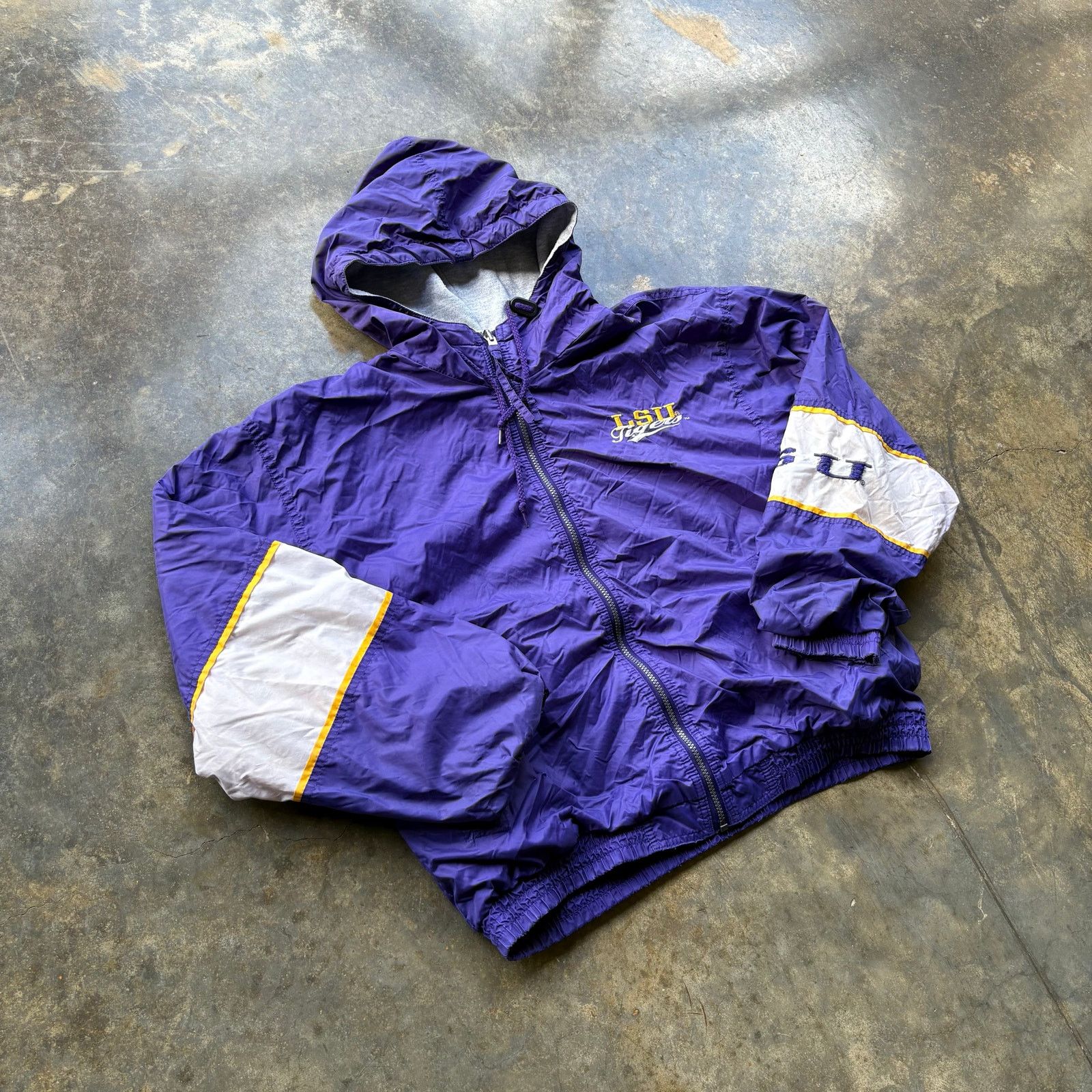 NCAA Vintage 90s LSU Tigers Reversible Jacket Size US L / EU 52-54 / 3 - 2 Thumbnail