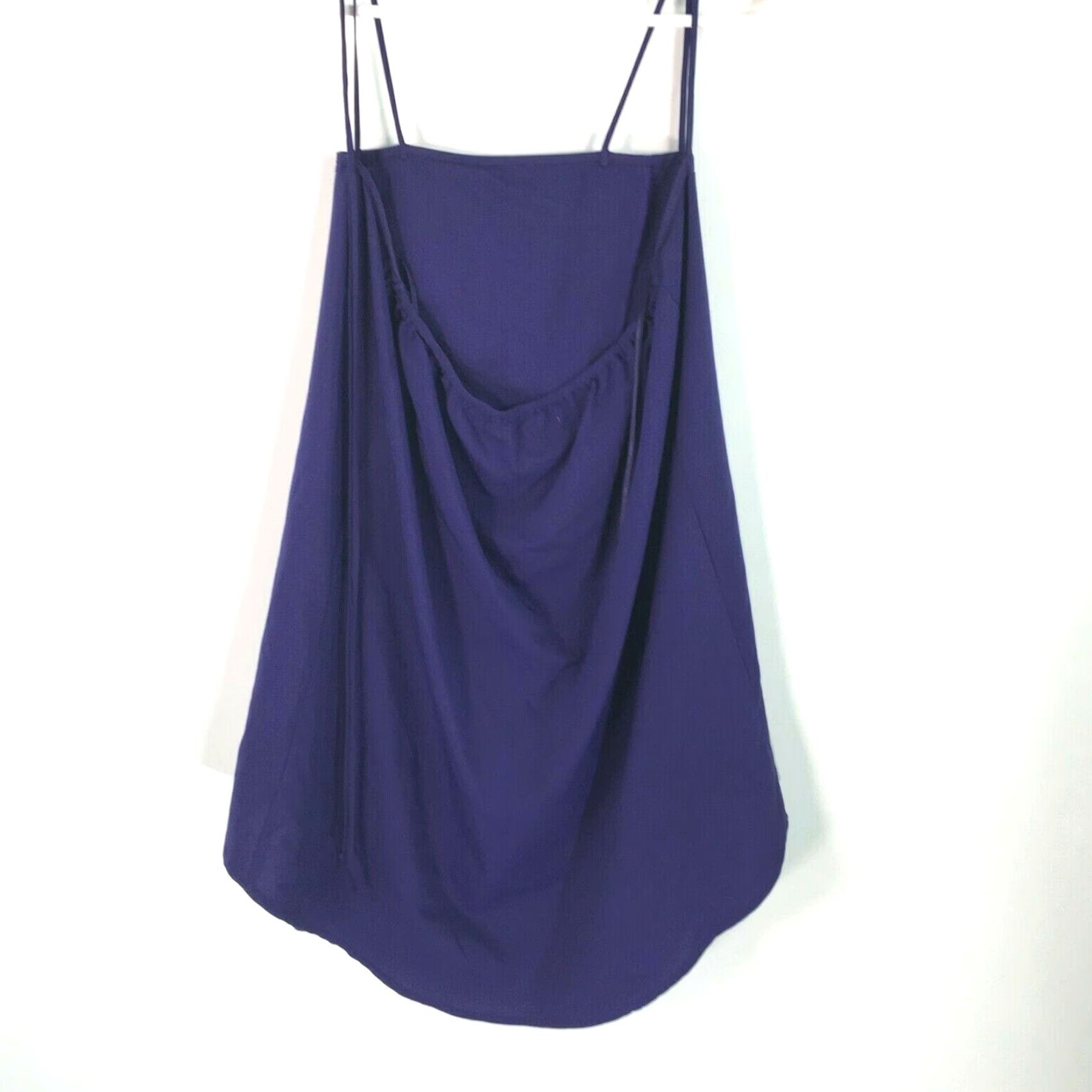 Vintage Hawks Blouse Shirt Womens Small Purple Round Neck Halter Ruffle Casual Regular Size S Size S / US 4 / IT 40 - 2 Thumbnail