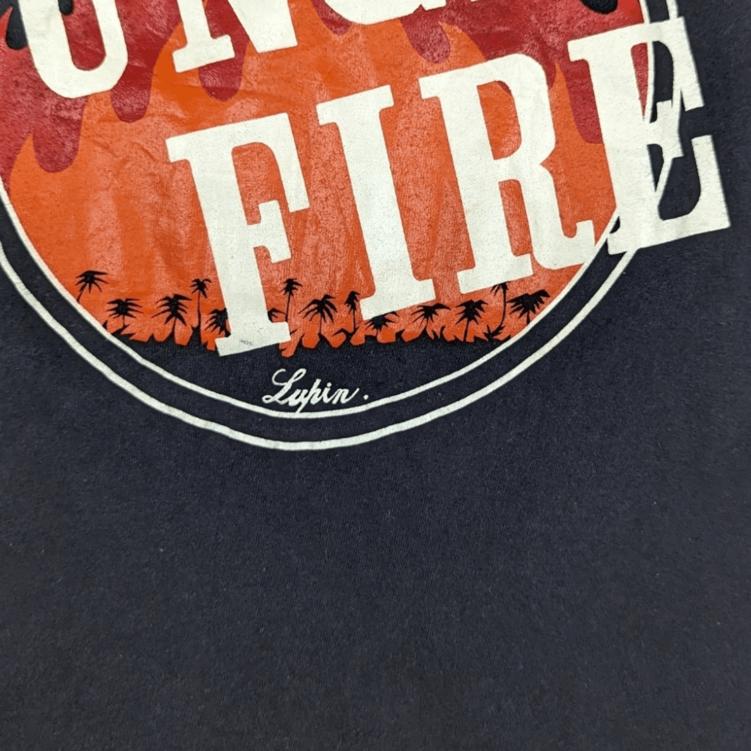 Band Tees Vintage 90's JUNGLE FIRE Rock Band Lupin T-Shirt Size US S / EU 44-46 / 1 - 4 Thumbnail