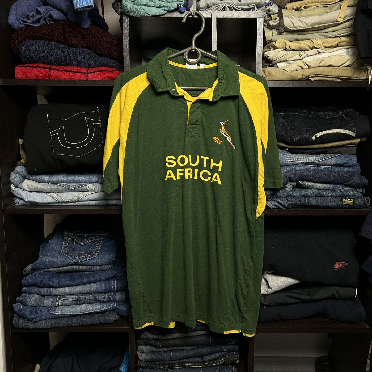 Rugby Ralph Lauren Vintage South Africa Rugby Big Logo green 90’s polo size M Size US M / EU 48-50 / 2 - 1 Thumbnail