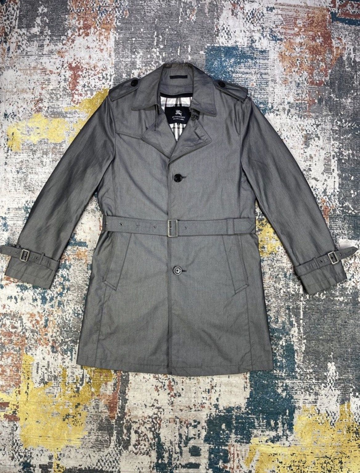 Burberry Burberry Black Trench Coat Size US M / EU 48-50 / 2 - 1 Thumbnail