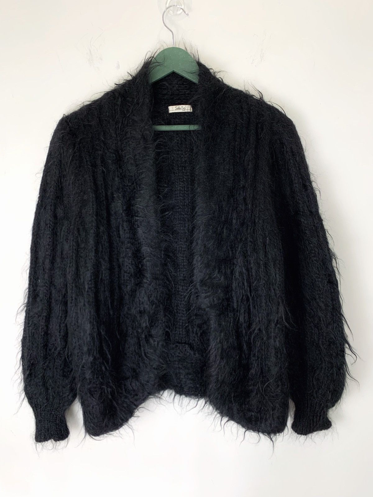 Japanese Brand Fuzzy Mohair Grunge selesa kobe Cardigan Kurt Cobain Style Size US M / EU 48-50 / 2 - 2 Thumbnail