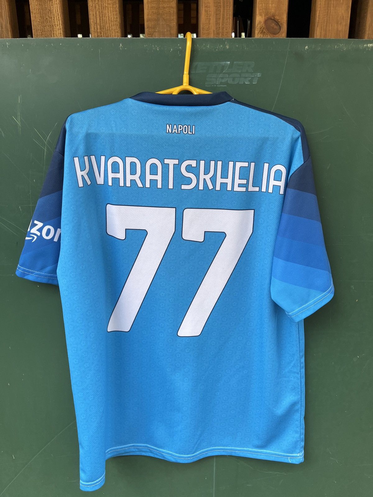 Other Napoli #77 Kvaratskhelia Jersey Home M Size US L / EU 52-54 / 3 - 3 Thumbnail