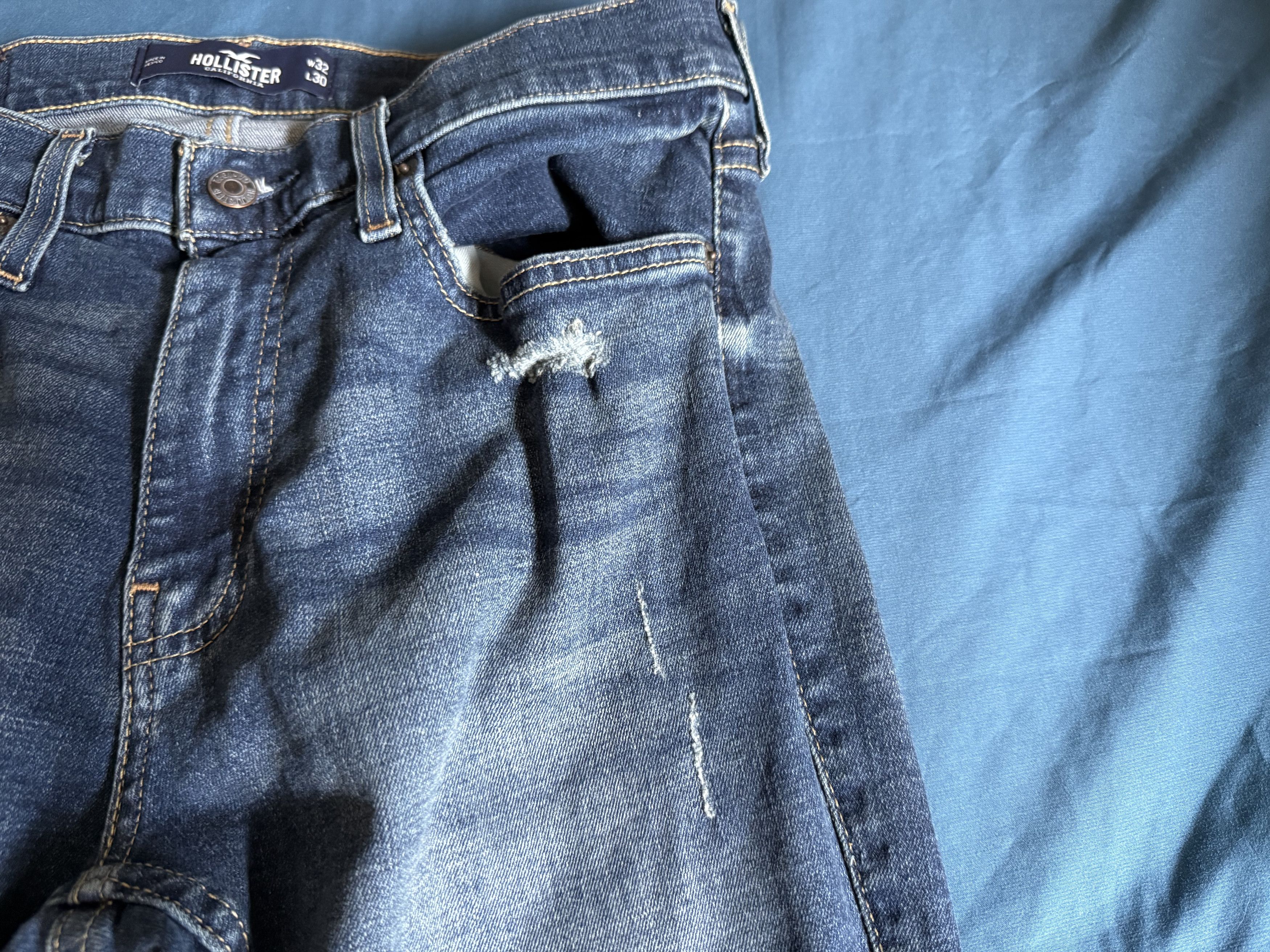 Hollister Hollister Super Skinny Jeans Advanced Stretch 32x30 $59.50 Size US 32 / EU 48 - 6 Thumbnail