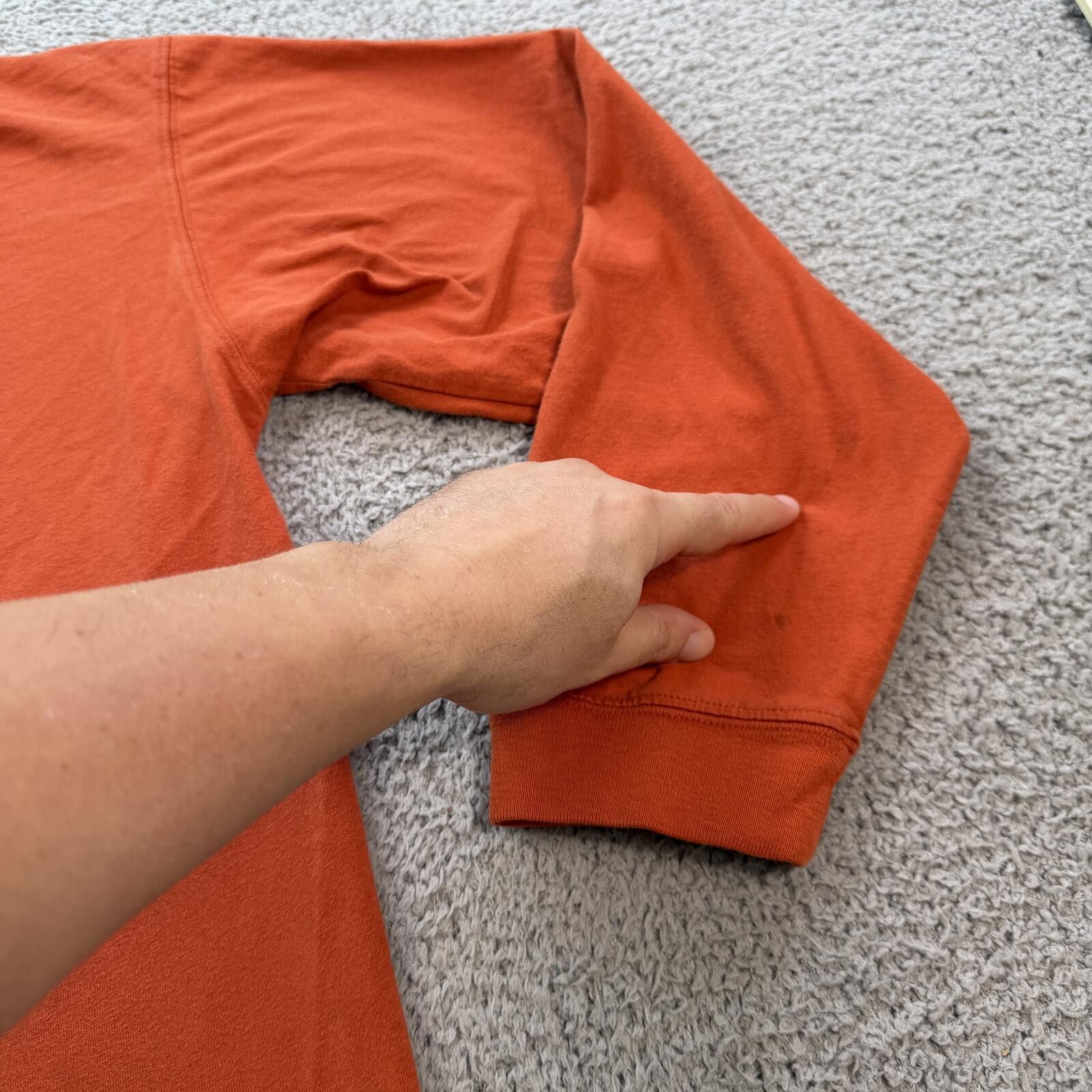 Abercrombie & Fitch Vintage Abercrombie & Fitch Orange Long Sleeve Shirt XL Y2K Size US XL / EU 56 / 4 - 7 Thumbnail