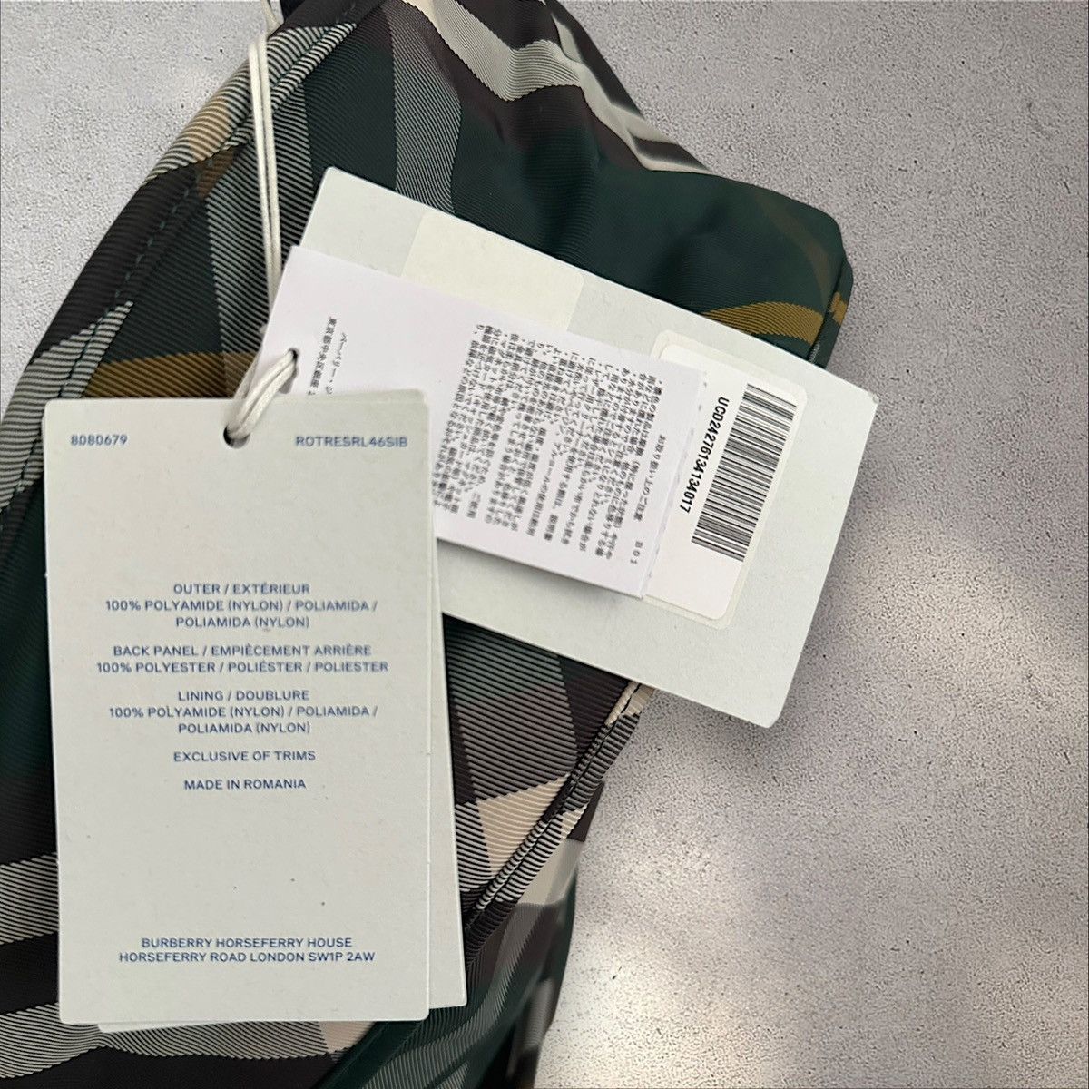Burberry Burberry Plaid Backpack Size ONE SIZE - 7 Thumbnail
