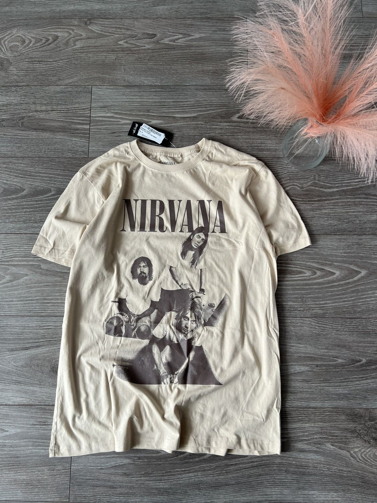 Band Tees × Nirvana ‼️Nirvana Big Logo Band New with Tags Merch Tee‼️ Size US M / EU 48-50 / 2 - 3 Thumbnail