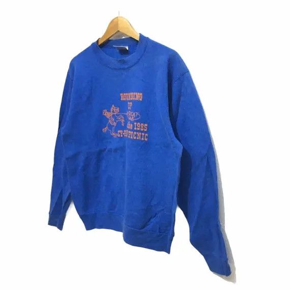 Vintage Vtg 1985 CY-PACE PICNIC Rodeo Western Oneita Crew Sweatshirt Size US M / EU 48-50 / 2 - 2 Thumbnail