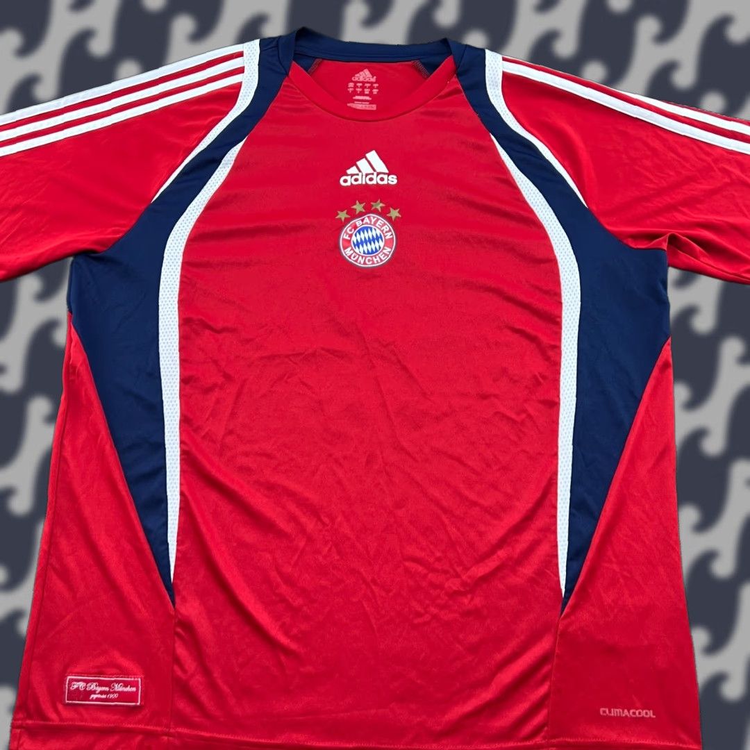 Adidas adidas Bayern Munich Jersey Shirt L Mens Red Football Training 2009 2010 Short Sleeve Pullover Moisture Wicking Quick Dry Size US L / EU 52-54 / 3 - 1 Thumbnail