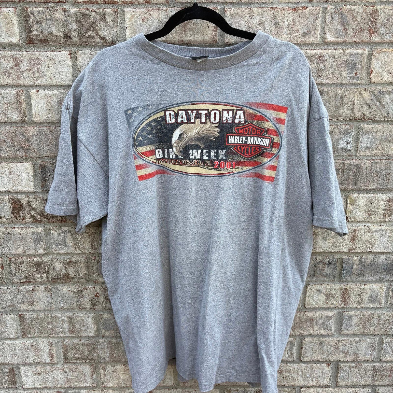 Harley Davidson Y2K Harley Davidson t shirt Size US XL / EU 56 / 4 - 1 Thumbnail