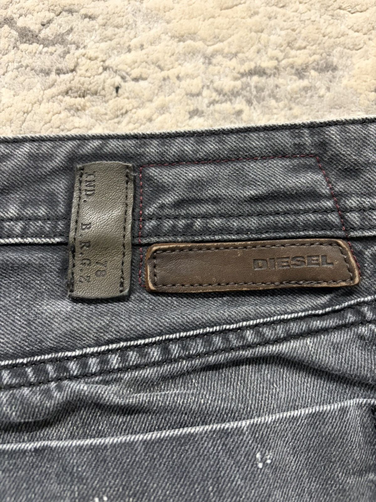 Diesel AW12 New Fanker Slim Bootcut Wash #0803S Black Size US 33 - 9 Thumbnail