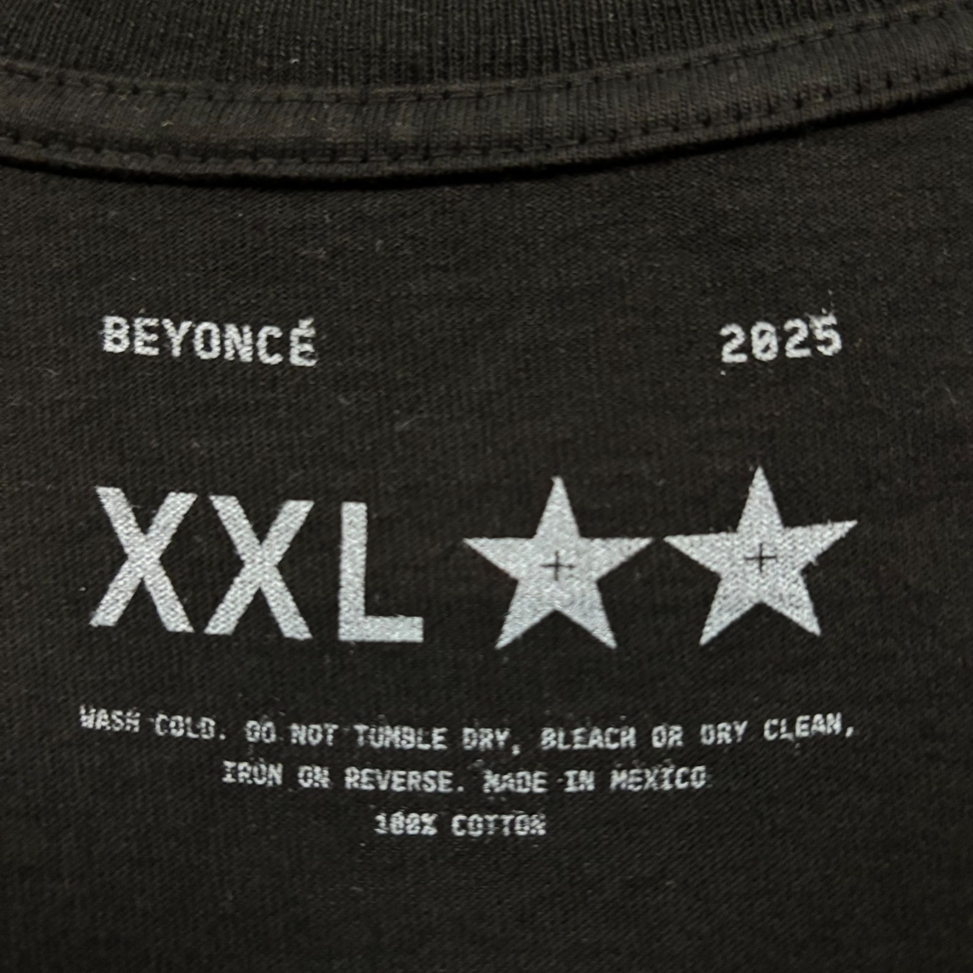 Beyonce Beyonce Cowboy Carter Ho Ho Ho Down Icy Black Tee XXL Size US XXL / EU 58 / 5 - 4 Thumbnail