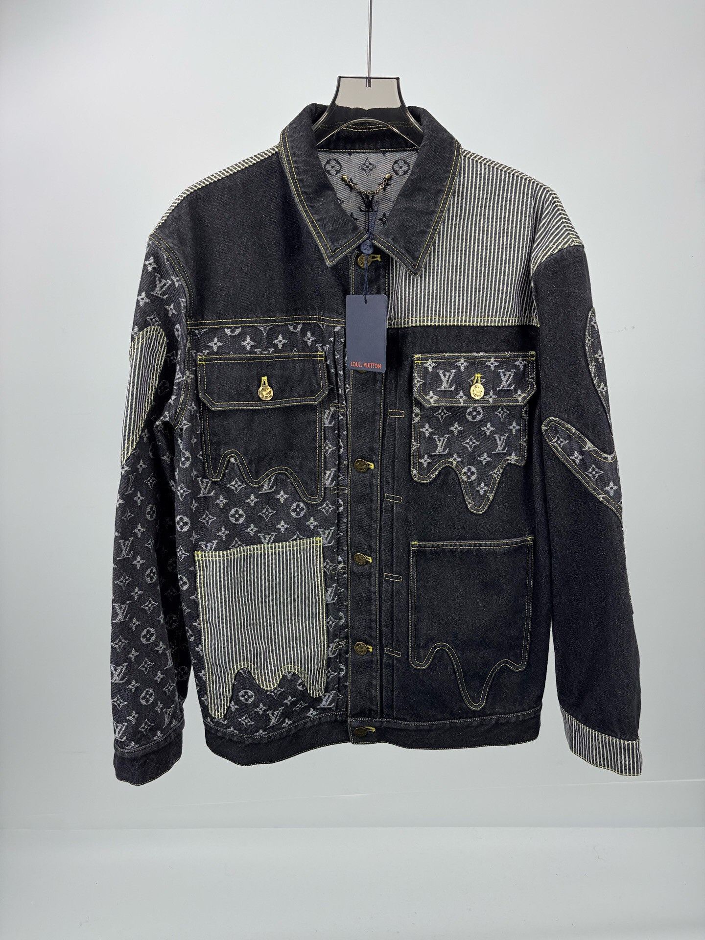 Louis Vuitton Louis Vuitton LV Nigo Denim Jacket Size US M / EU 48-50 / 2 - 1 Thumbnail
