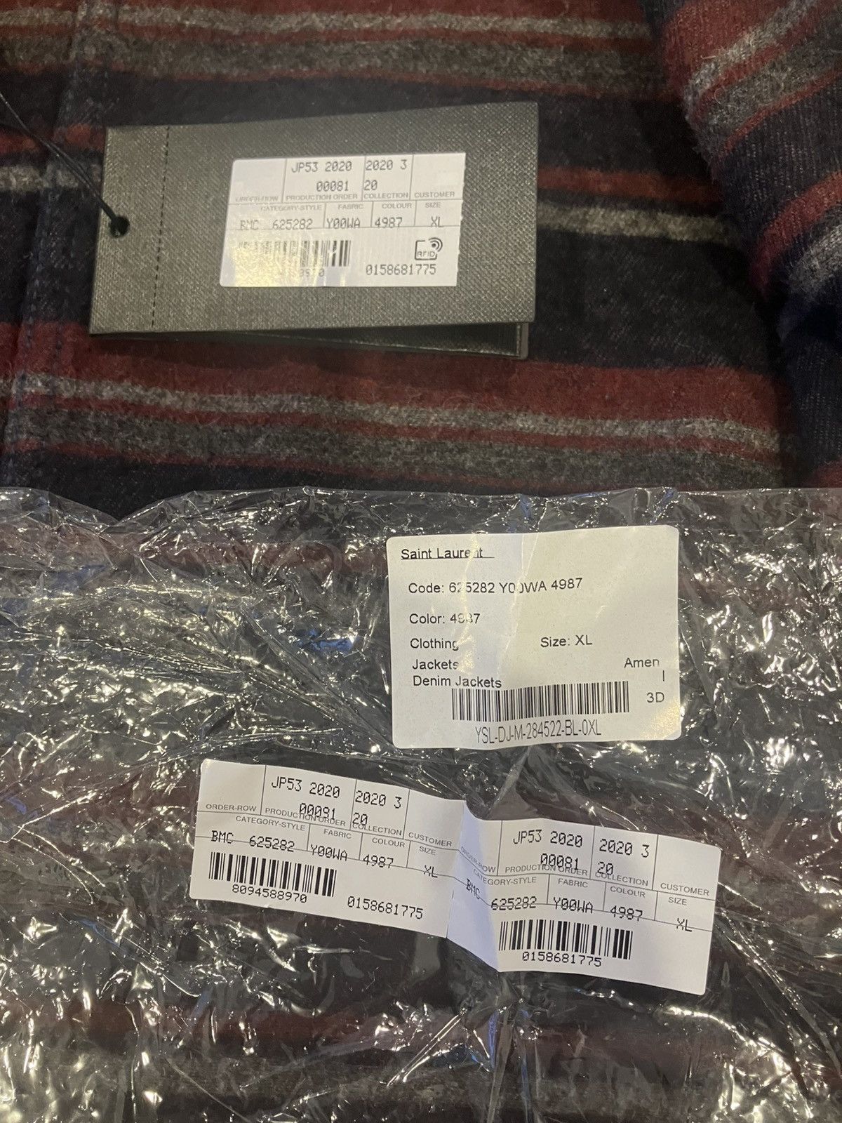 Saint Laurent Paris Saint Laurent jacket Size US XL / EU 56 / 4 - 5 Thumbnail