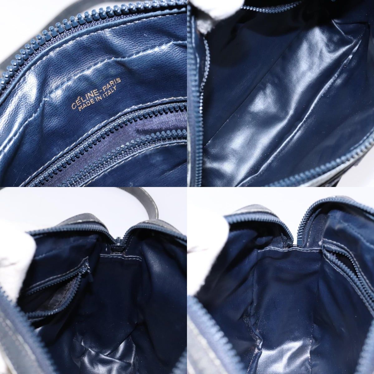 Celine CELINE C Sulky Shoulder Bag Canvas Navy Size ONE SIZE - 12 Thumbnail