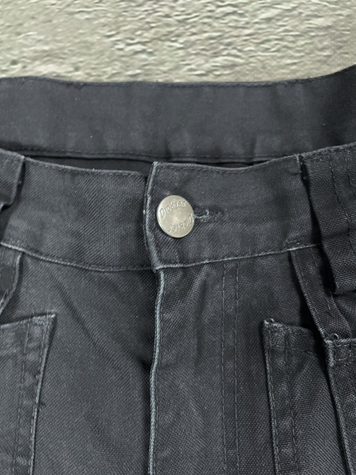 Vintage Dickies cargo pants vintage workwear grey black Size US 34 / EU 50 - 4 Thumbnail