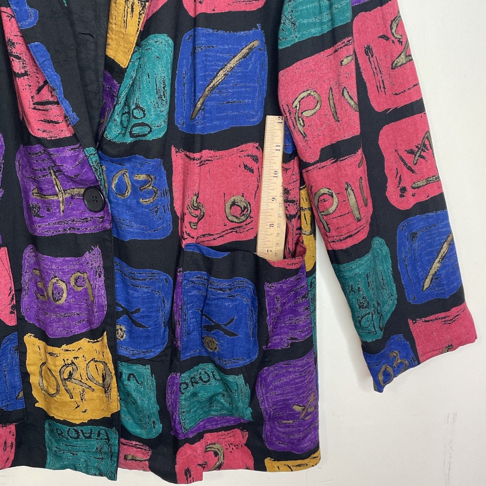 Other VTG KENSINGTON SQUARE size PM Blazer Eclectic Artsy Made USA Size M / US 6-8 / IT 42-44 - 9 Thumbnail