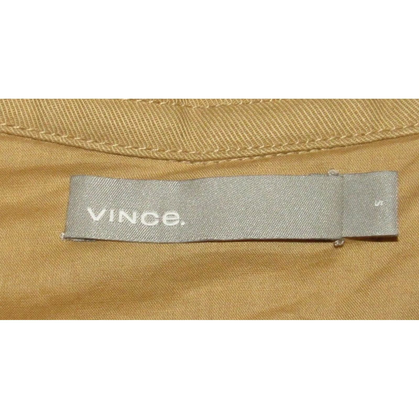 Vince VINTAGE VINCE Khaki Linen Cotton Long Trench Coat Jacket Worn Once Small Size S / US 4 / IT 40 - 6 Thumbnail