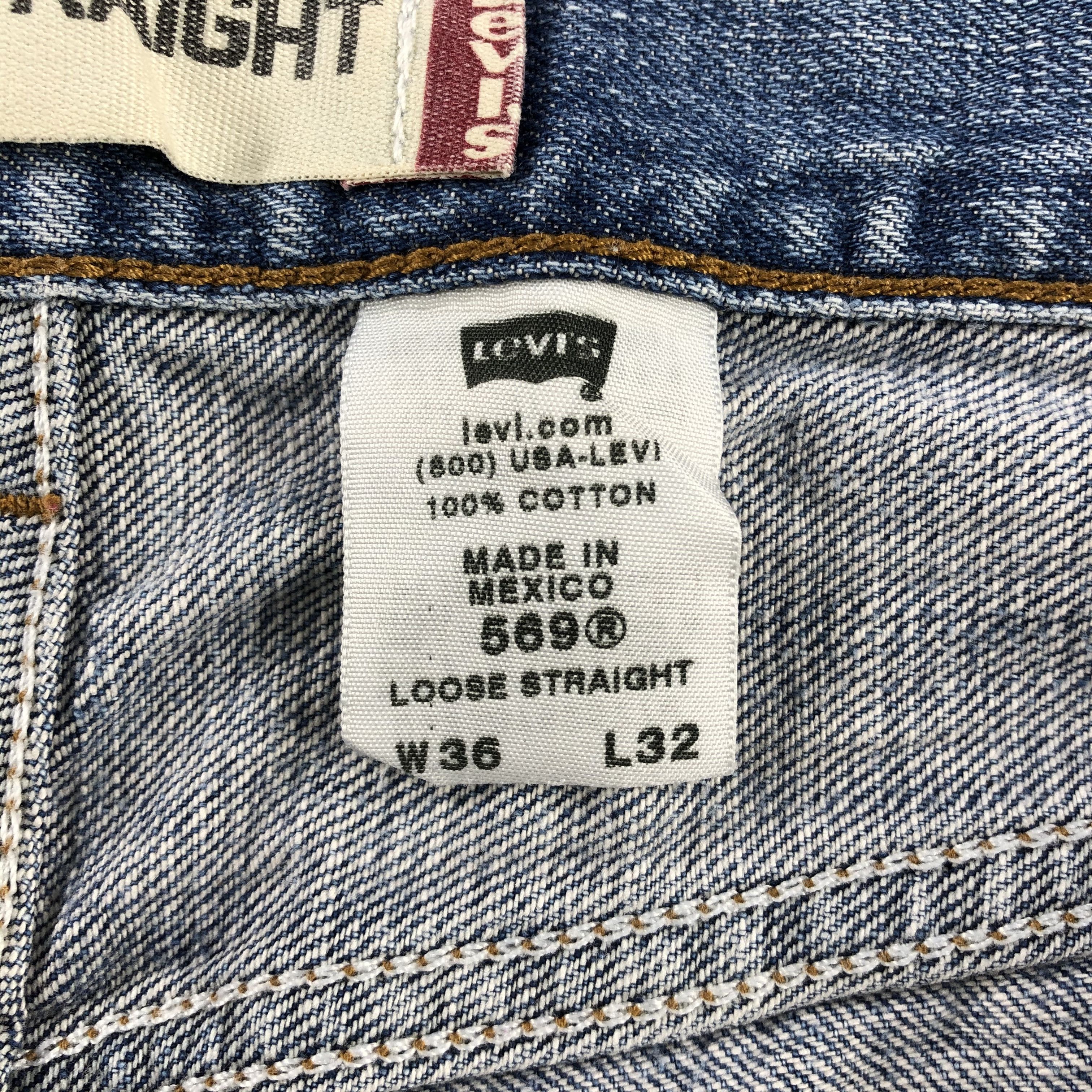 Levi's × Vintage Vintage Blue Wash Levis 569 Jeans-JM3022 Size US 37 - 13 Thumbnail