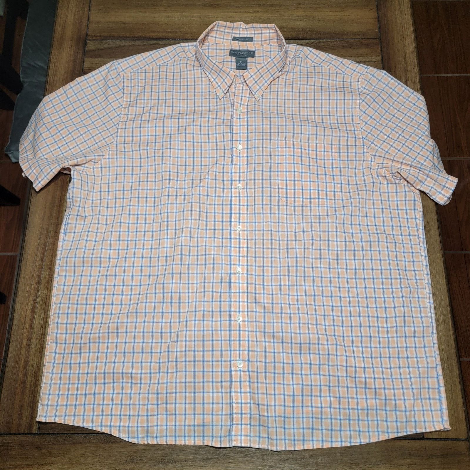Saddlebred Saddlebred Big Man Wrinkle Free Shirt w/ Front Pocket - 3X Size US XXL / EU 58 / 5 - 1 Thumbnail