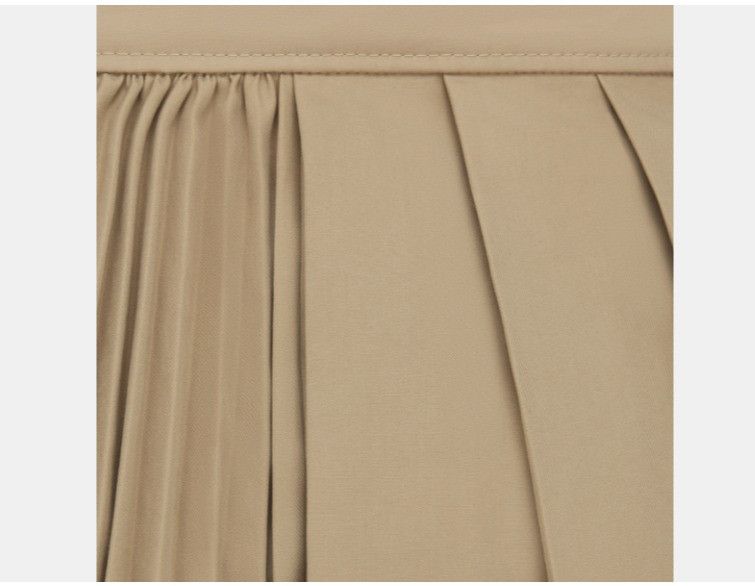 Dior o1w1db10425 351J33A Pleated Mini Skirt in Beige Size 26" / US 2 / IT 38 - 3 Thumbnail