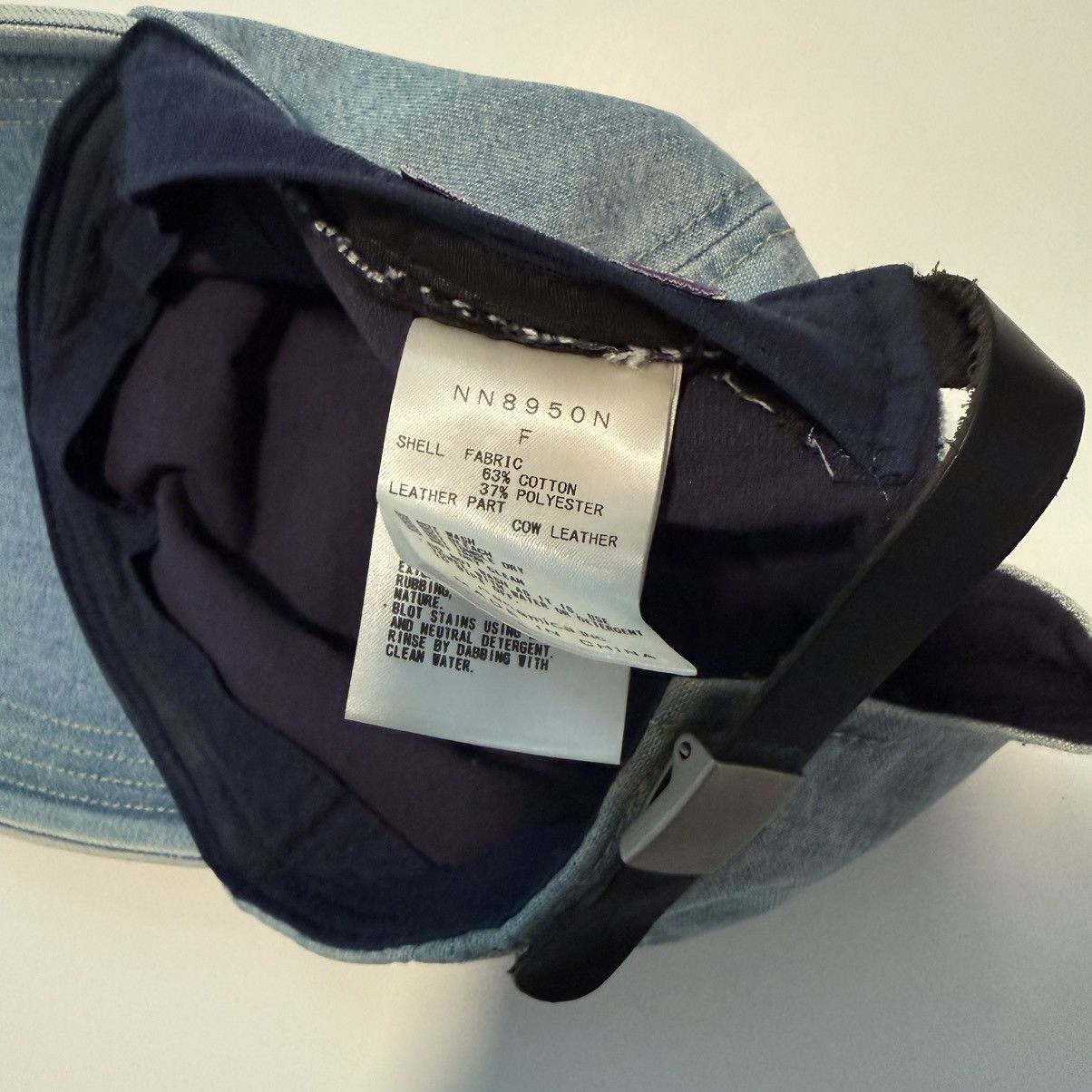 Nanamica × The North Face Purple Label Denim Field Cap Leather Strap Size ONE SIZE - 5 Thumbnail