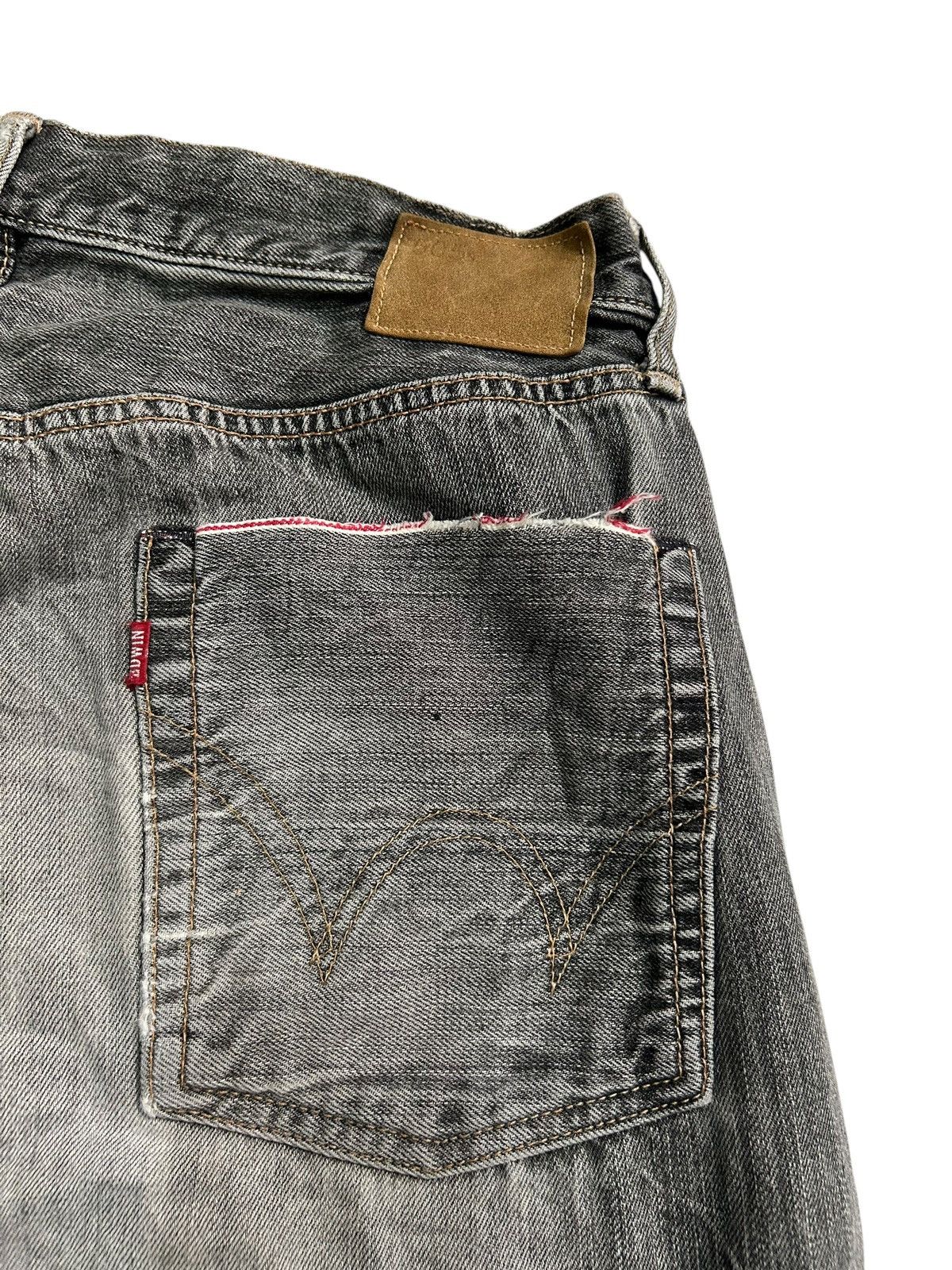 Japanese Brand × Kapital × Vintage Edwin Selvedge Vintage Distressed Denim Jeans Size US 35 - 13 Thumbnail