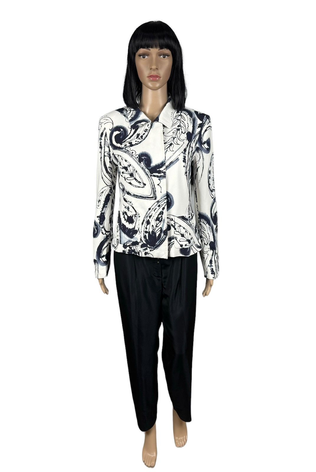 Escada Escada Printed Fair Isle Jacket Viscose size 38 Size S / US 4 / IT 40 - 2 Thumbnail