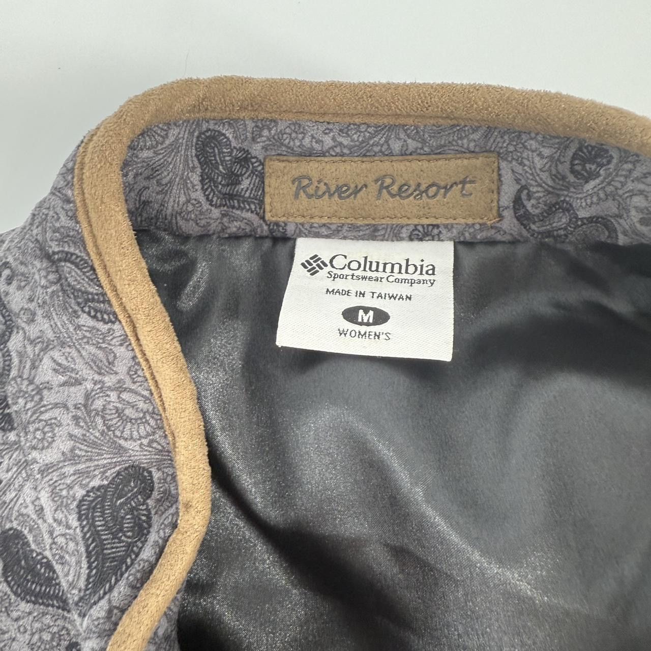 Columbia Columbia River Resort Gray Paisley Zip Vest Size Medium Size M / US 6-8 / IT 42-44 - 8 Thumbnail
