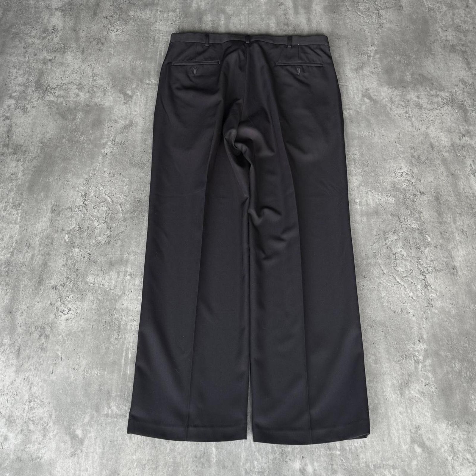 Japanese Brand × Vintage Vintage Y2K Black Haggar Essential Dress Pants Size US 36 / EU 52 - 2 Thumbnail