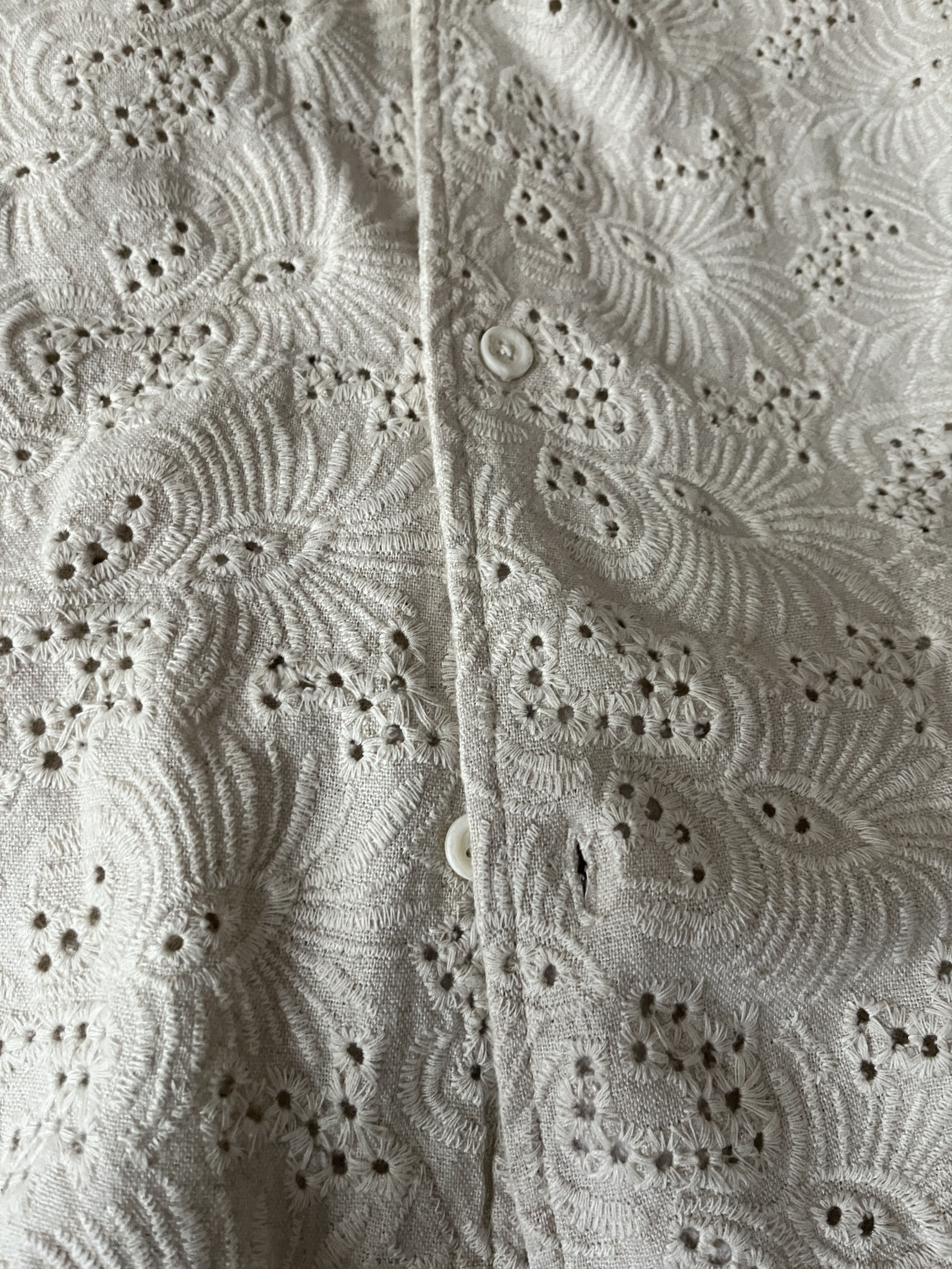 Folk Folk Crochet Eyelet Summer Button Up Size US S / EU 44-46 / 1 - 6 Thumbnail