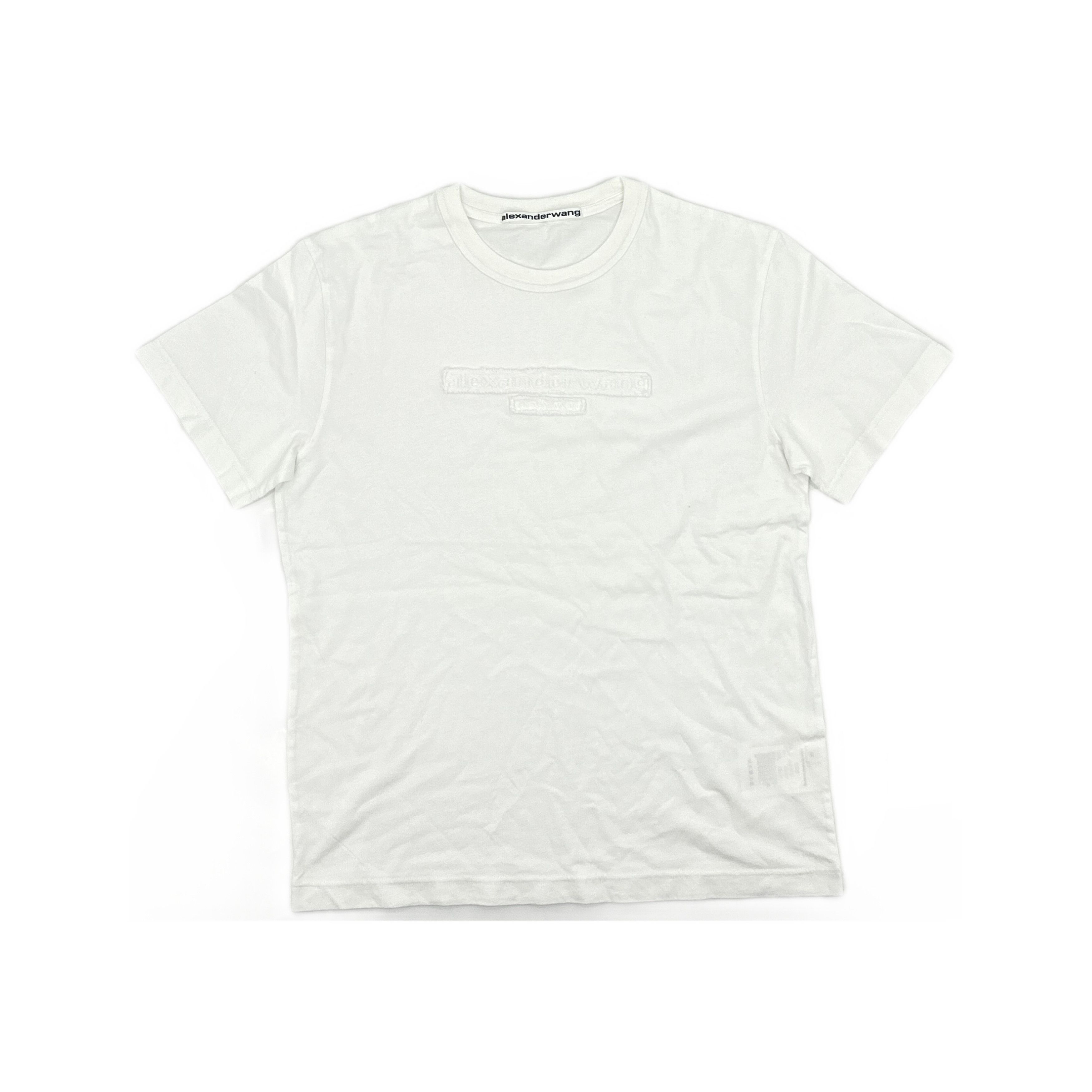 Alexander Wang Alexander Wang Logo T-Shirt White Size M Size US M / EU 48-50 / 2 - 1 Thumbnail