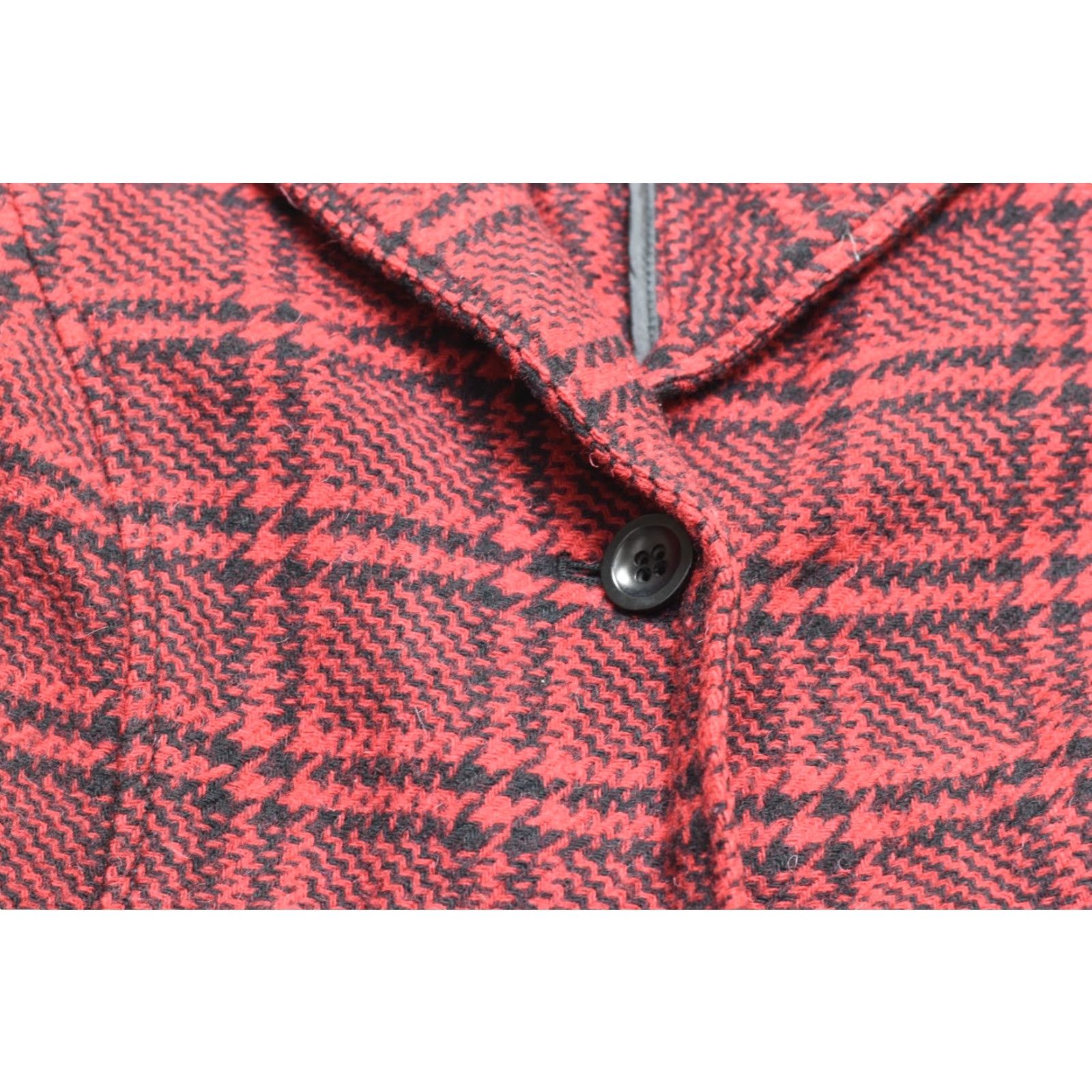 Talbots Talbots Blazer Jacket Wool Blend Houndstooth Plaid Two Button Red Regular Women XS-4 Size S / US 4 / IT 40 - 7 Thumbnail