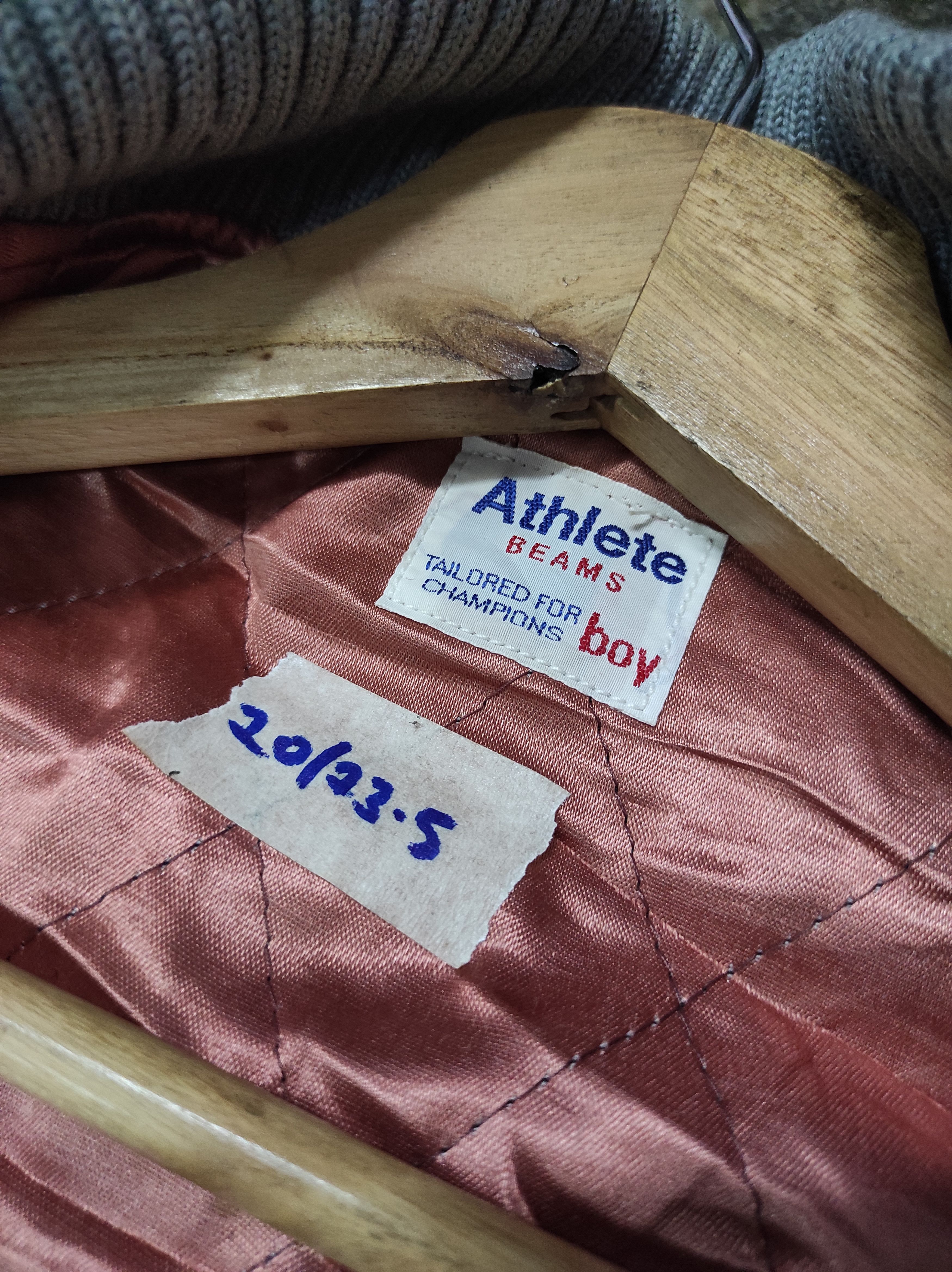 Beams Japan RARE ATHLETE BEAMS BOY VARSITY JACKET LEATHER Size US S / EU 44-46 / 1 - 9 Thumbnail