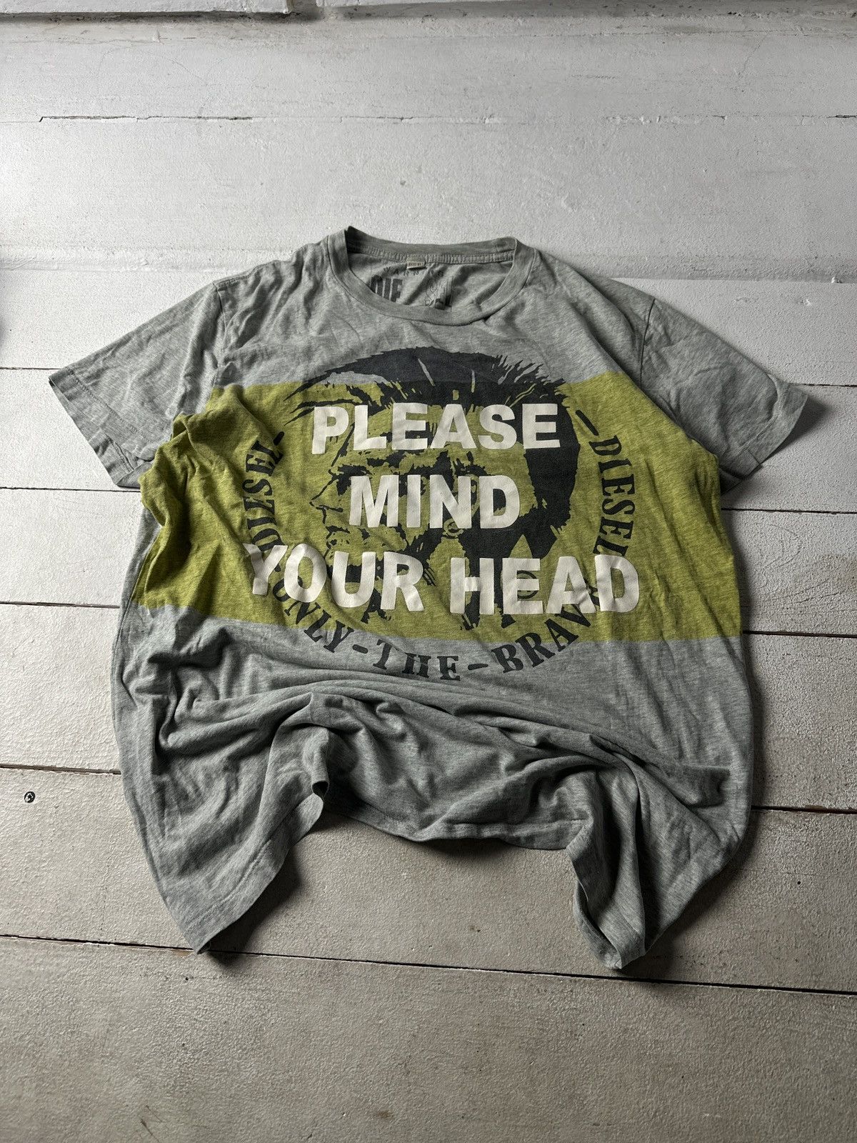 Diesel 🚨DIESEL AVANT GARDE ARCHIVE VINTAGE BIG LOGO T-SHIRT Y2K TEE Size US XL / EU 56 / 4 - 1 Thumbnail