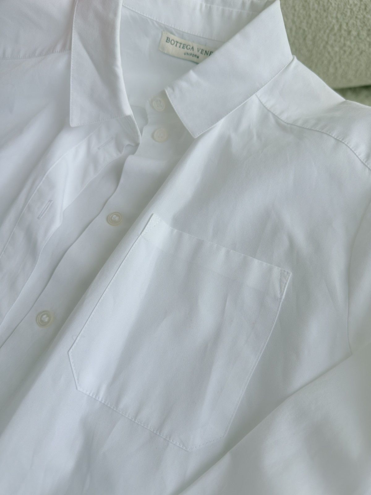 Bottega Veneta Bottega Veneta "Uniform" White Shirt - Size 40 Size US M / EU 48-50 / 2 - 3 Thumbnail
