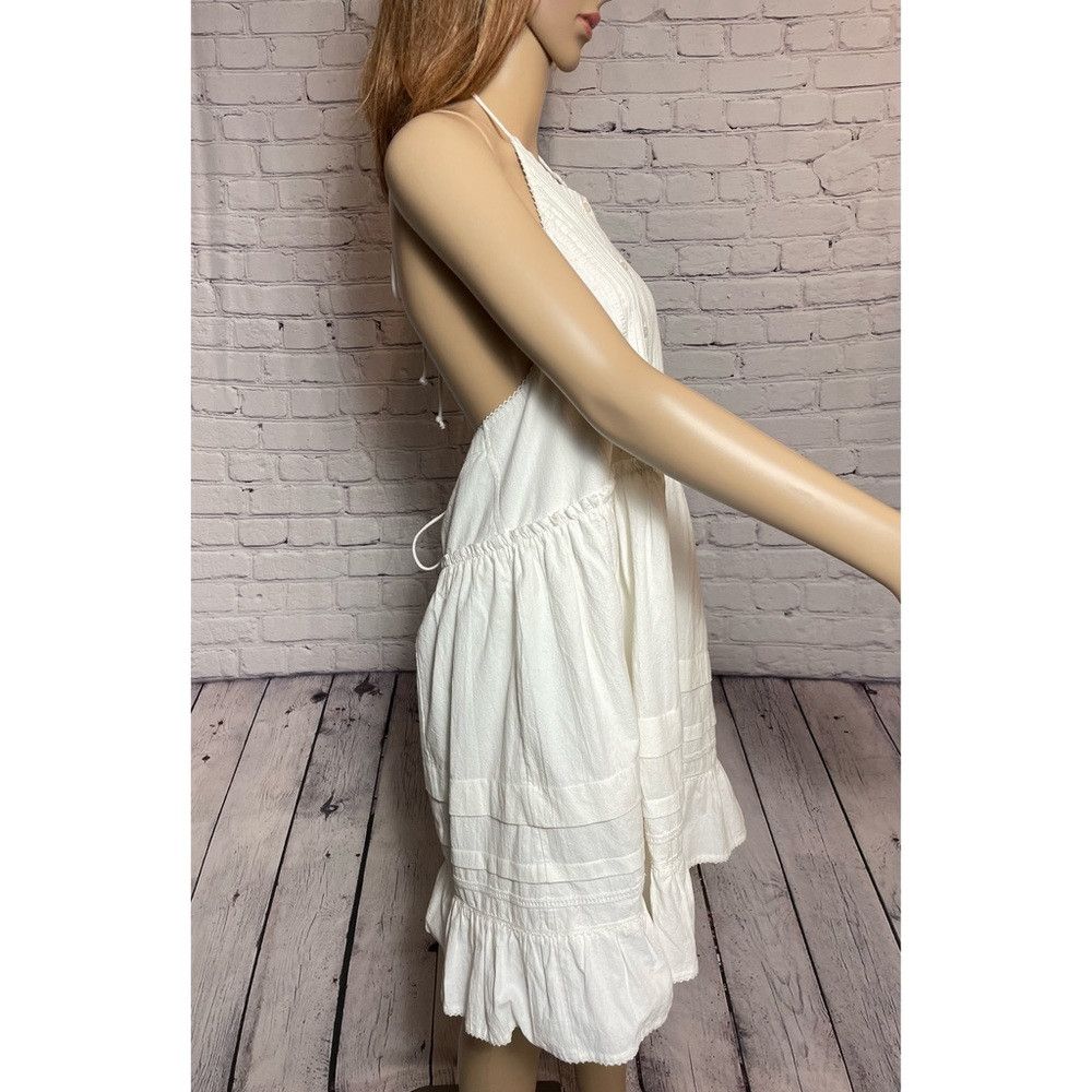 Free People NWT New $128 Free People Desert Days Sleeveless White Minid Size L / US 10 / IT 46 - 4 Thumbnail