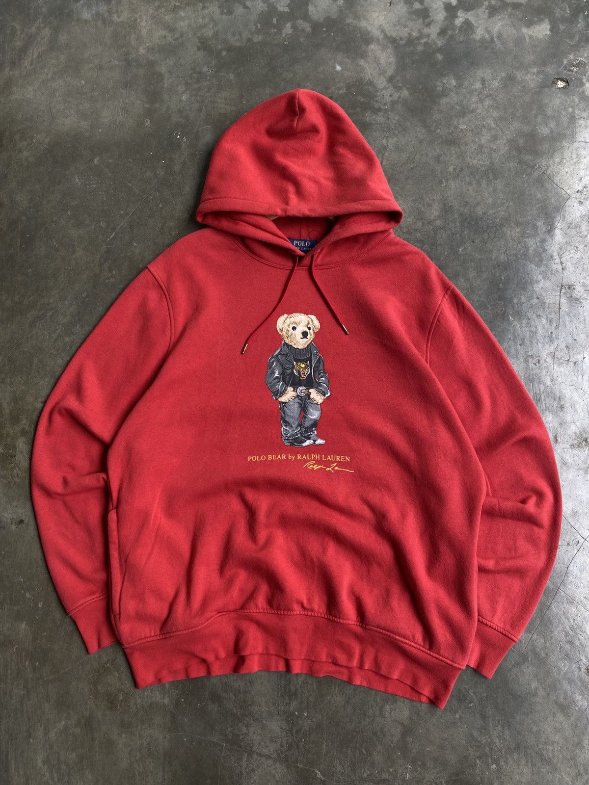 Polo Ralph Lauren Hoodie Polo Ralph Lauren Vintage Ski Bear Size US XL / EU 56 / 4 - 1 Thumbnail