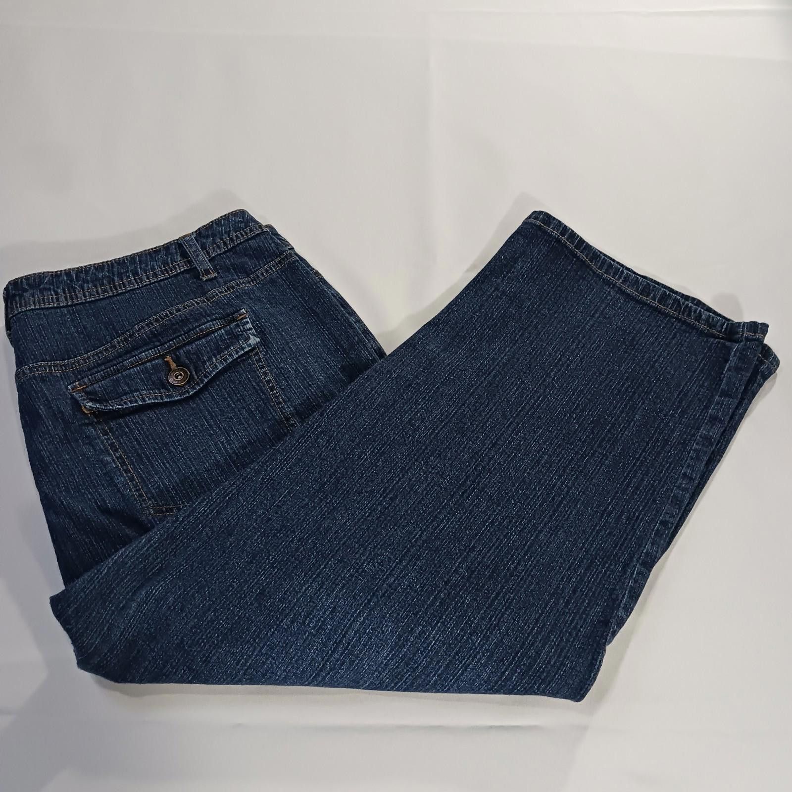 St. Johns Bay St. John's Bay RN#93677 Women's Blue Stretch Jeans Size 18W Size 38" / US 16 / IT 52 - 2 Thumbnail